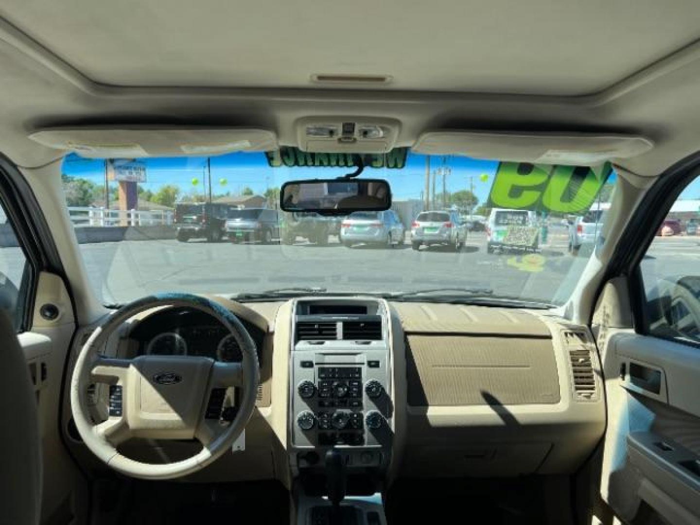 2009 White Suede /Camel Cloth Interior Ford Escape XLT FWD V6 (1FMCU03GX9K) with an 3.0L V6 DOHC 24V engine, 4-Speed Automatic transmission, located at 940 North Main Street, Cedar City, UT, 84720, (435) 628-0023, 37.692936, -113.061897 - We specialize in helping ALL people get the best financing available. No matter your credit score, good, bad or none we can get you an amazing rate. Had a bankruptcy, divorce, or repossessions? We give you the green light to get your credit back on the road. Low down and affordable payments that fit - Photo#27