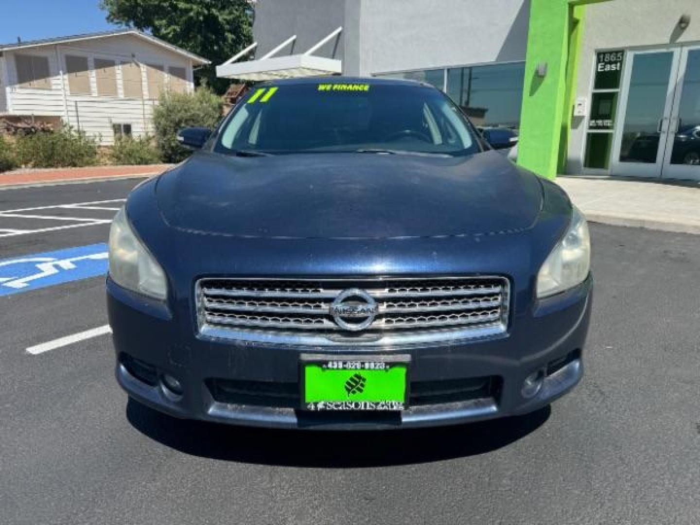 2011 Navy Blue Metallic Nissan Maxima SV (1N4AA5AP8BC) with an 3.5L V6 DOHC 24V engine, Continuously Variabl transmission, located at 940 North Main Street, Cedar City, UT, 84720, (435) 628-0023, 37.692936, -113.061897 - Photo#1