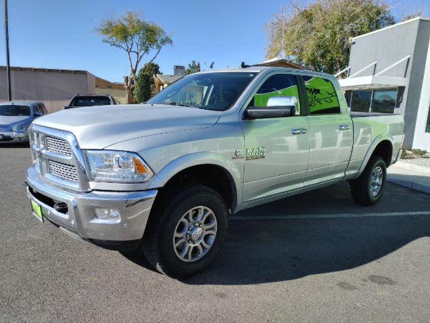 2017 Bright Silver Metallic Clear Coat /Black, leather RAM 2500 Laramie Crew Cab SWB 4WD (3C6UR5FL6HG) with an 6.7L L6 OHV 24V TURBO DIESEL engine, 6-Speed Automatic transmission, located at 1865 East Red Hills Pkwy, St. George, 84770, (435) 628-0023, 37.120850, -113.543640 - We specialize in helping ALL people get the best financing available. No matter your credit score, good, bad or none we can get you an amazing rate. Had a bankruptcy, divorce, or repossessions? We give you the green light to get your credit back on the road. Low down and affordable payments that fit - Photo#2