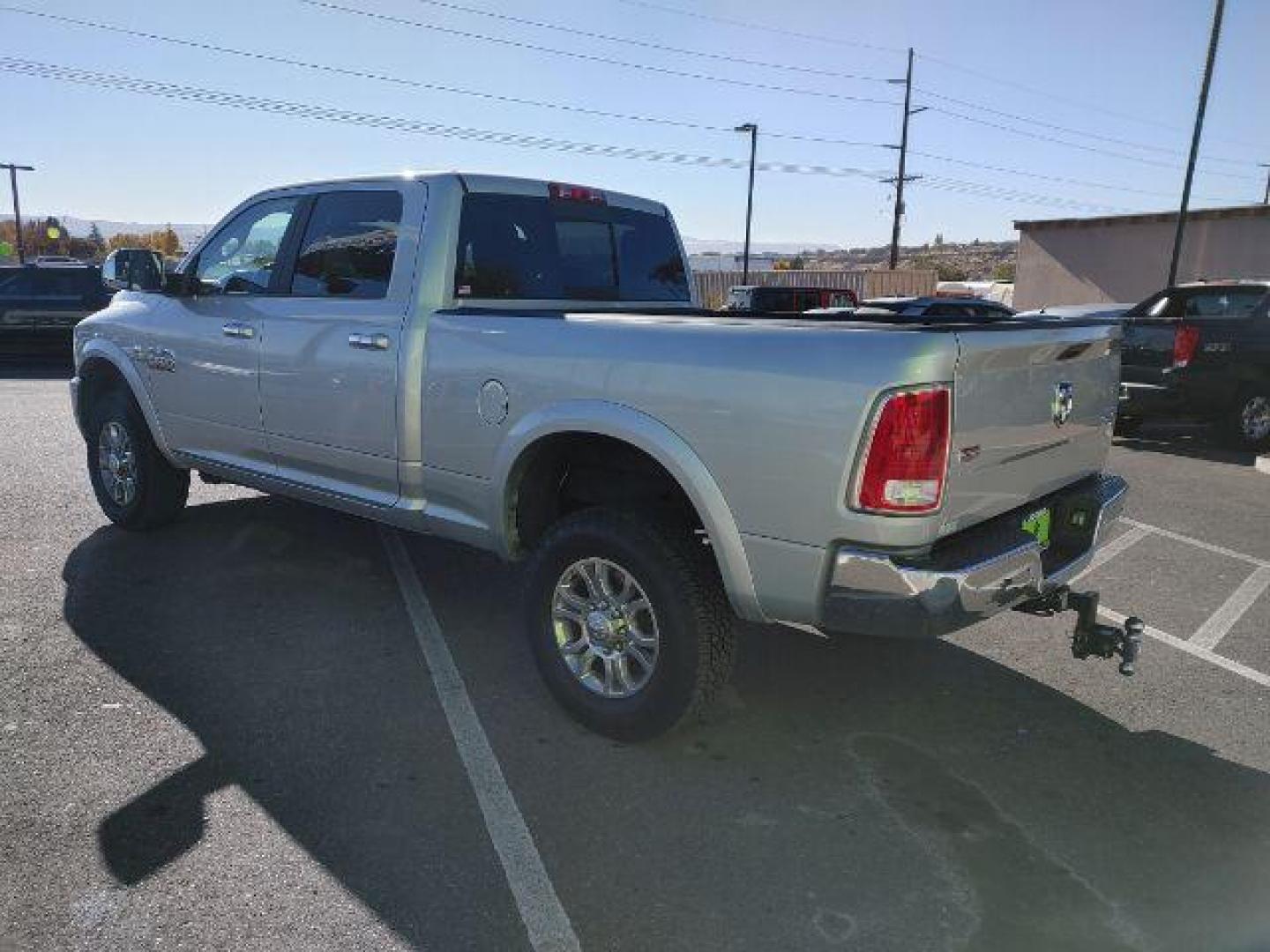 2017 Bright Silver Metallic Clear Coat /Black, leather RAM 2500 Laramie Crew Cab SWB 4WD (3C6UR5FL6HG) with an 6.7L L6 OHV 24V TURBO DIESEL engine, 6-Speed Automatic transmission, located at 1865 East Red Hills Pkwy, St. George, 84770, (435) 628-0023, 37.120850, -113.543640 - We specialize in helping ALL people get the best financing available. No matter your credit score, good, bad or none we can get you an amazing rate. Had a bankruptcy, divorce, or repossessions? We give you the green light to get your credit back on the road. Low down and affordable payments that fit - Photo#4