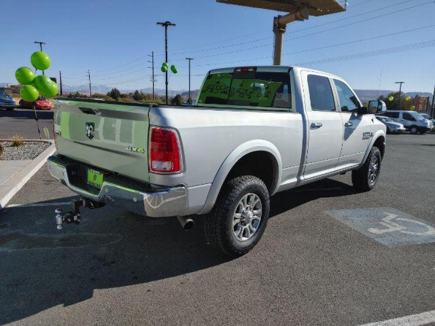 2017 Bright Silver Metallic Clear Coat /Black, leather RAM 2500 Laramie Crew Cab SWB 4WD (3C6UR5FL6HG) with an 6.7L L6 OHV 24V TURBO DIESEL engine, 6-Speed Automatic transmission, located at 1865 East Red Hills Pkwy, St. George, 84770, (435) 628-0023, 37.120850, -113.543640 - We specialize in helping ALL people get the best financing available. No matter your credit score, good, bad or none we can get you an amazing rate. Had a bankruptcy, divorce, or repossessions? We give you the green light to get your credit back on the road. Low down and affordable payments that fit - Photo#6