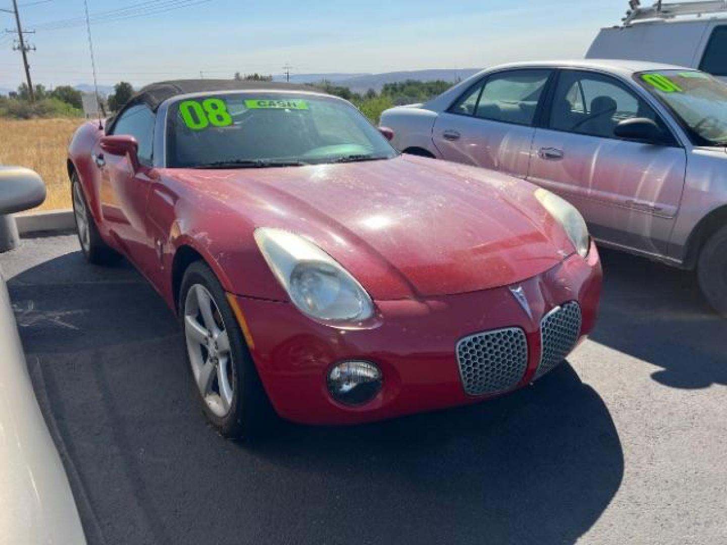 2008 Red /Ebony Cloth Interior Pontiac Solstice Base (1G2MC35B18Y) with an 2.4L L4 DOHC 16V engine, 5-Speed Automatic transmission, located at 1865 East Red Hills Pkwy, St. George, 84770, (435) 628-0023, 37.120850, -113.543640 - This vehicle is a Mechanic Special. This means it will need some love. Runs a drives fine but has body damage, leaks or other mechanical issues. It did NOT pass our 50 point inspection. Get a great deal on a less than perfect car. These cars do NOT qualify for our in house financing. Cash and carry, - Photo#0