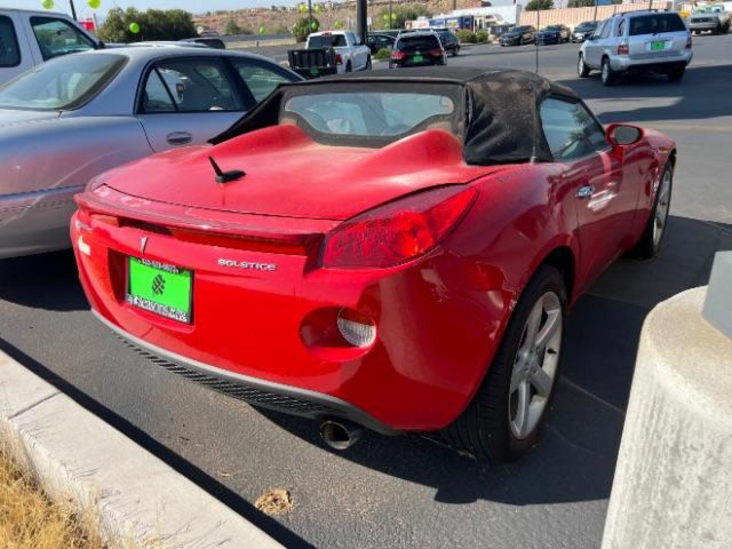 2008 Red /Ebony Cloth Interior Pontiac Solstice Base (1G2MC35B18Y) with an 2.4L L4 DOHC 16V engine, 5-Speed Automatic transmission, located at 1865 East Red Hills Pkwy, St. George, 84770, (435) 628-0023, 37.120850, -113.543640 - This vehicle is a Mechanic Special. This means it will need some love. Runs a drives fine but has body damage, leaks or other mechanical issues. It did NOT pass our 50 point inspection. Get a great deal on a less than perfect car. These cars do NOT qualify for our in house financing. Cash and carry, - Photo#5