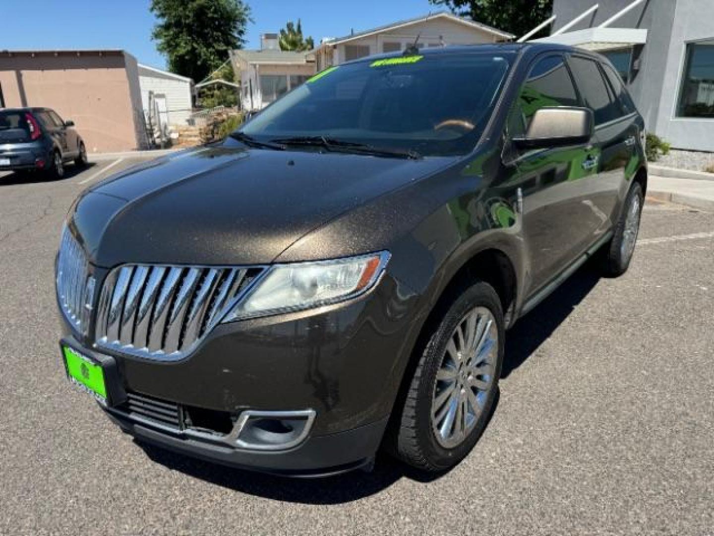 2011 Earth Metallic /Charcoal Black Leather Interior Lincoln MKX FWD (2LMDJ6JK0BB) with an 3.7L V6 DOHC 24V engine, 6-Speed Automatic transmission, located at 940 North Main Street, Cedar City, UT, 84720, (435) 628-0023, 37.692936, -113.061897 - Photo#2