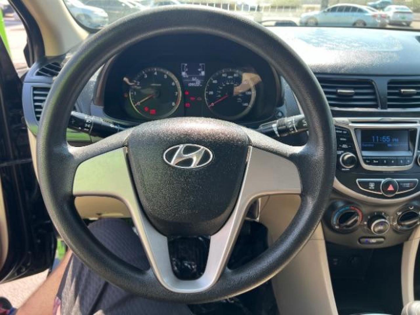 2016 Ultra Black /Beige, cloth Hyundai Accent SE 4-Door 6A (KMHCT4AE7GU) with an 1.6L L4 DOHC 16V engine, 6 Speed manual transmission, located at 940 North Main Street, Cedar City, UT, 84720, (435) 628-0023, 37.692936, -113.061897 - We specialize in helping ALL people get the best financing available. No matter your credit score, good, bad or none we can get you an amazing rate. Had a bankruptcy, divorce, or repossessions? We give you the green light to get your credit back on the road. Low down and affordable payments that fit - Photo#14