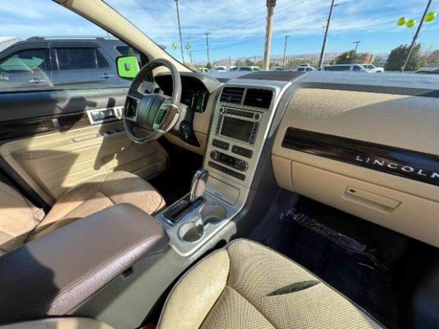 2008 Light Ice Blue /Light Camel Leather Lincoln MKX AWD (2LMDU88CX8B) with an 3.5L V6 DOHC 24V engine, 6-Speed Automatic transmission, located at 940 North Main Street, Cedar City, UT, 84720, (435) 628-0023, 37.692936, -113.061897 - Photo#38