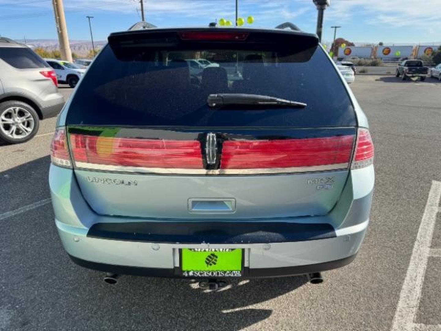 2008 Light Ice Blue /Light Camel Leather Lincoln MKX AWD (2LMDU88CX8B) with an 3.5L V6 DOHC 24V engine, 6-Speed Automatic transmission, located at 940 North Main Street, Cedar City, UT, 84720, (435) 628-0023, 37.692936, -113.061897 - Photo#7