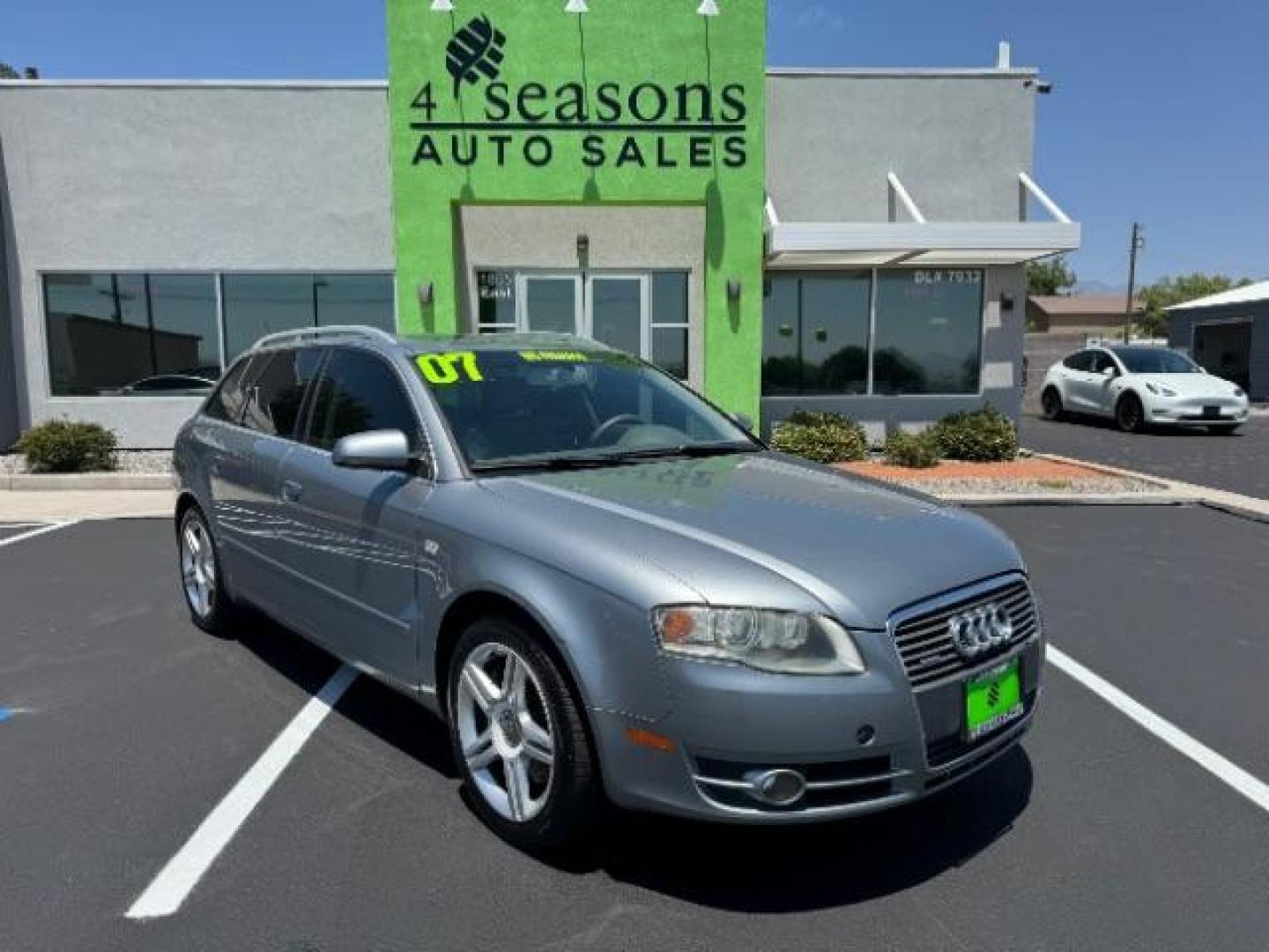 2007 Dolphin Gray Metalli /Beige Leather Interi Audi A4 Avant 2.0 T quattro with T (WAUKF78E77A) with an 2.0L L4 DOHC 16V TUR engine, 6-Speed Automatic transmission, located at 1865 East Red Hills Pkwy, St. George, 84770, (435) 628-0023, 37.120850, -113.543640 - We specialize in helping ALL people get the best financing available. No matter your credit score, good, bad or none we can get you an amazing rate. Had a bankruptcy, divorce, or repossessions? We give you the green light to get your credit back on the road. Low down and affordable payments that fit - Photo#0