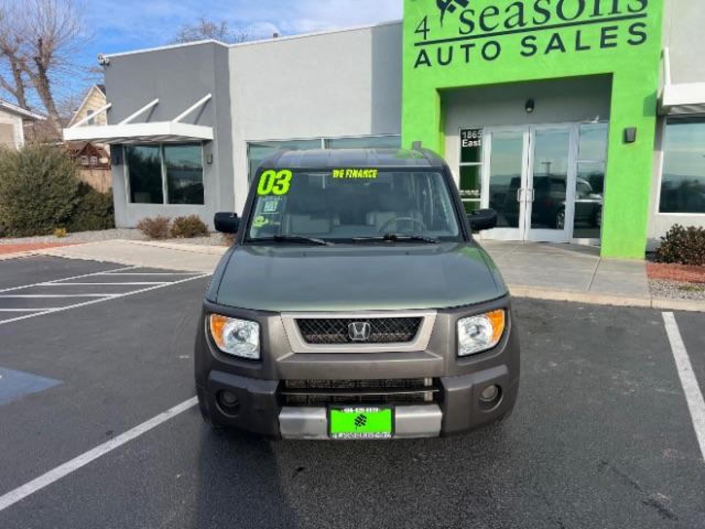 2003 Galapagos Green Meta /Black/Gray Cloth Int Honda Element EX 2WD (5J6YH18533L) with an 2.4L L4 DOHC 16V engine, 5 speed automatic transmission, located at 1865 East Red Hills Pkwy, St. George, 84770, (435) 628-0023, 37.120850, -113.543640 - We specialize in helping ALL people get the best financing available. No matter your credit score, good, bad or none we can get you an amazing rate. Had a bankruptcy, divorce, or repossessions? We give you the green light to get your credit back on the road. Low down and affordable payments that fit - Photo#1