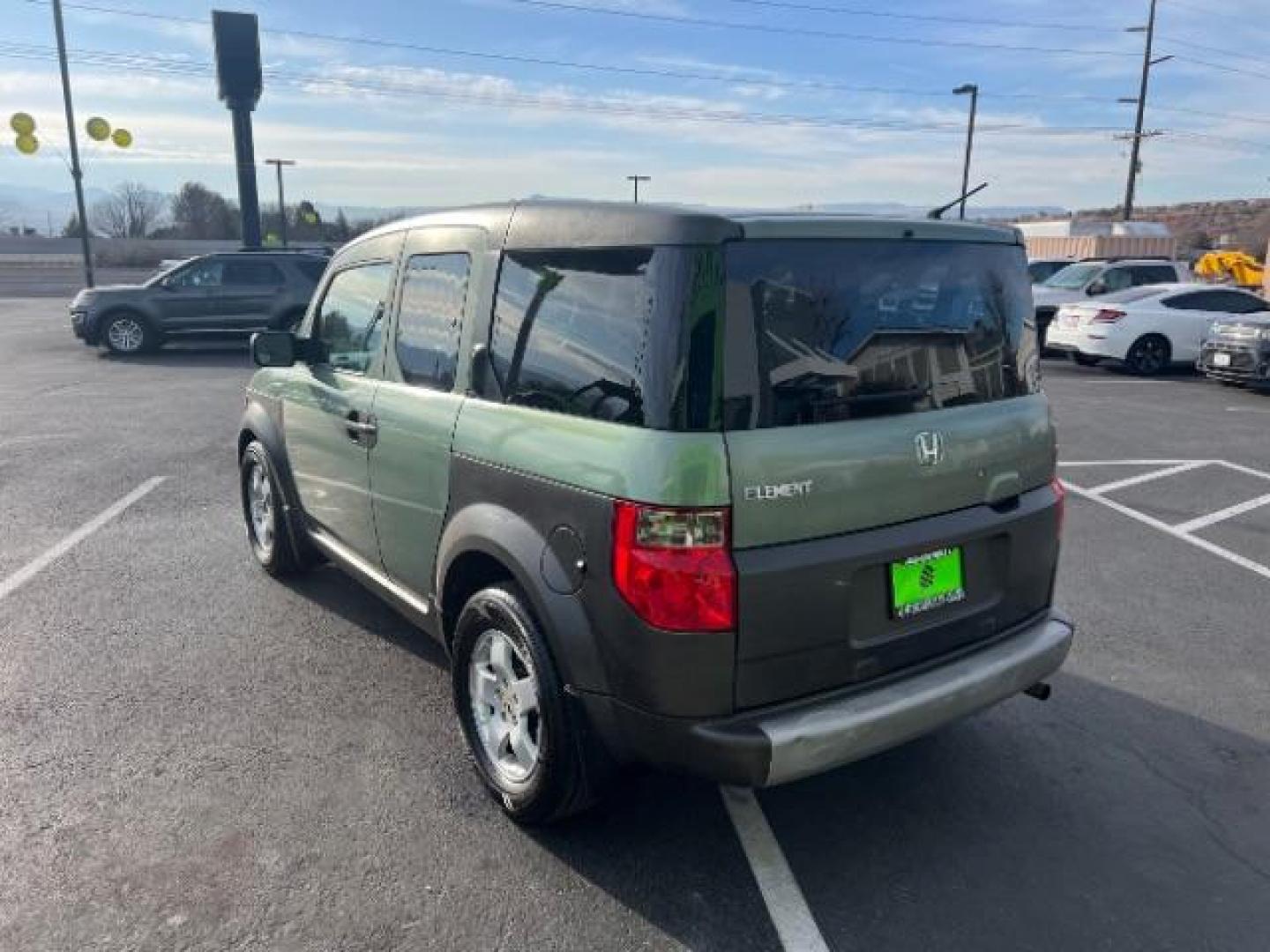 2003 Galapagos Green Meta /Black/Gray Cloth Int Honda Element EX 2WD (5J6YH18533L) with an 2.4L L4 DOHC 16V engine, 5 speed automatic transmission, located at 1865 East Red Hills Pkwy, St. George, 84770, (435) 628-0023, 37.120850, -113.543640 - We specialize in helping ALL people get the best financing available. No matter your credit score, good, bad or none we can get you an amazing rate. Had a bankruptcy, divorce, or repossessions? We give you the green light to get your credit back on the road. Low down and affordable payments that fit - Photo#4