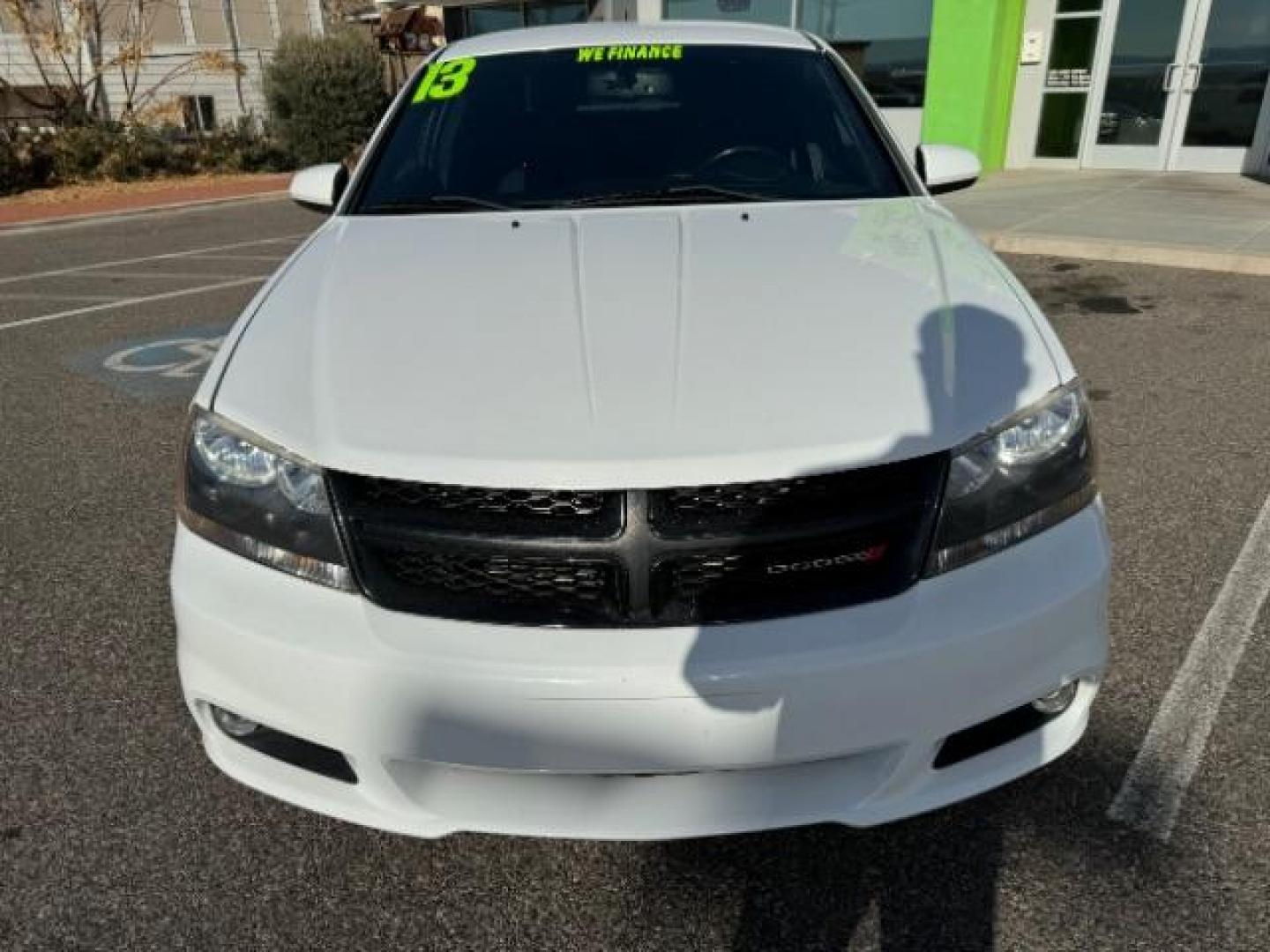 2013 Bright White /Black Cloth Interior Dodge Avenger SXT (1C3CDZCG0DN) with an 3.6L V6 DOHC 24V FFV engine, 6-Speed Automatic transmission, located at 940 North Main Street, Cedar City, UT, 84720, (435) 628-0023, 37.692936, -113.061897 - Photo#2