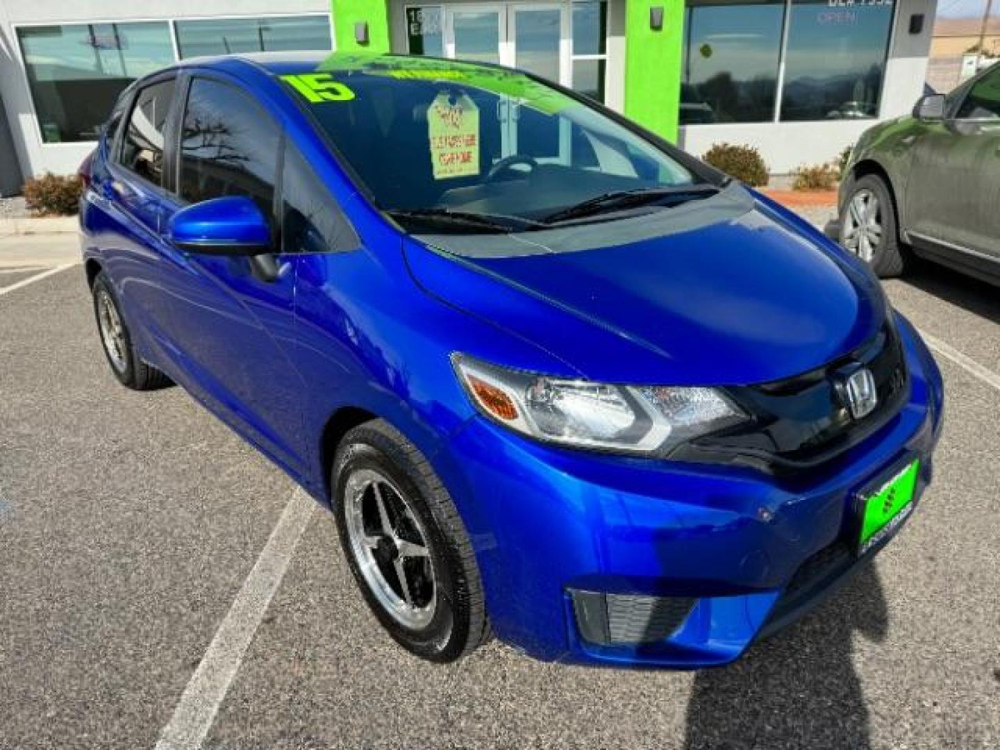 2015 Aegean Blue Metallic Honda Fit HATCHBACK 4-DR (3HGGK5G59FM) with an 1.5L L4 SOHC 16V engine, 6-Speed Manual transmission, located at 1865 East Red Hills Pkwy, St. George, 84770, (435) 628-0023, 37.120850, -113.543640 - Photo#1