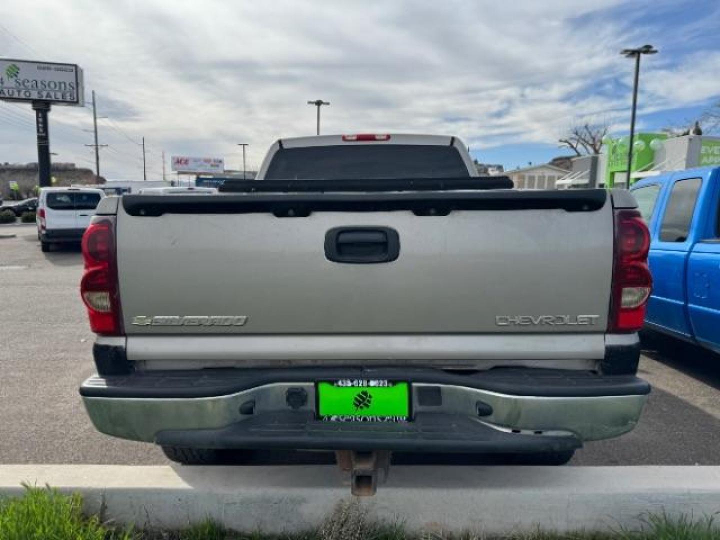 2003 Light Pewter Metalli /Dark Charcoal Cloth Interior Chevrolet Silverado 1500 HD LS Crew Cab 4WD (1GCGK13U03F) with an 6.0L V8 OHV 16V engine, 4-Speed Automatic transmission, located at 1865 East Red Hills Pkwy, St. George, 84770, (435) 628-0023, 37.120850, -113.543640 - This vehicle is a Mechanic Special. This means it will need some love. Runs a drives fine but has body damage, leaks or other mechanical issues. It did NOT pass our 50 point inspection. Get a great deal on a less than perfect car. These cars do NOT qualify for our in house financing. Cash and carry, - Photo#2