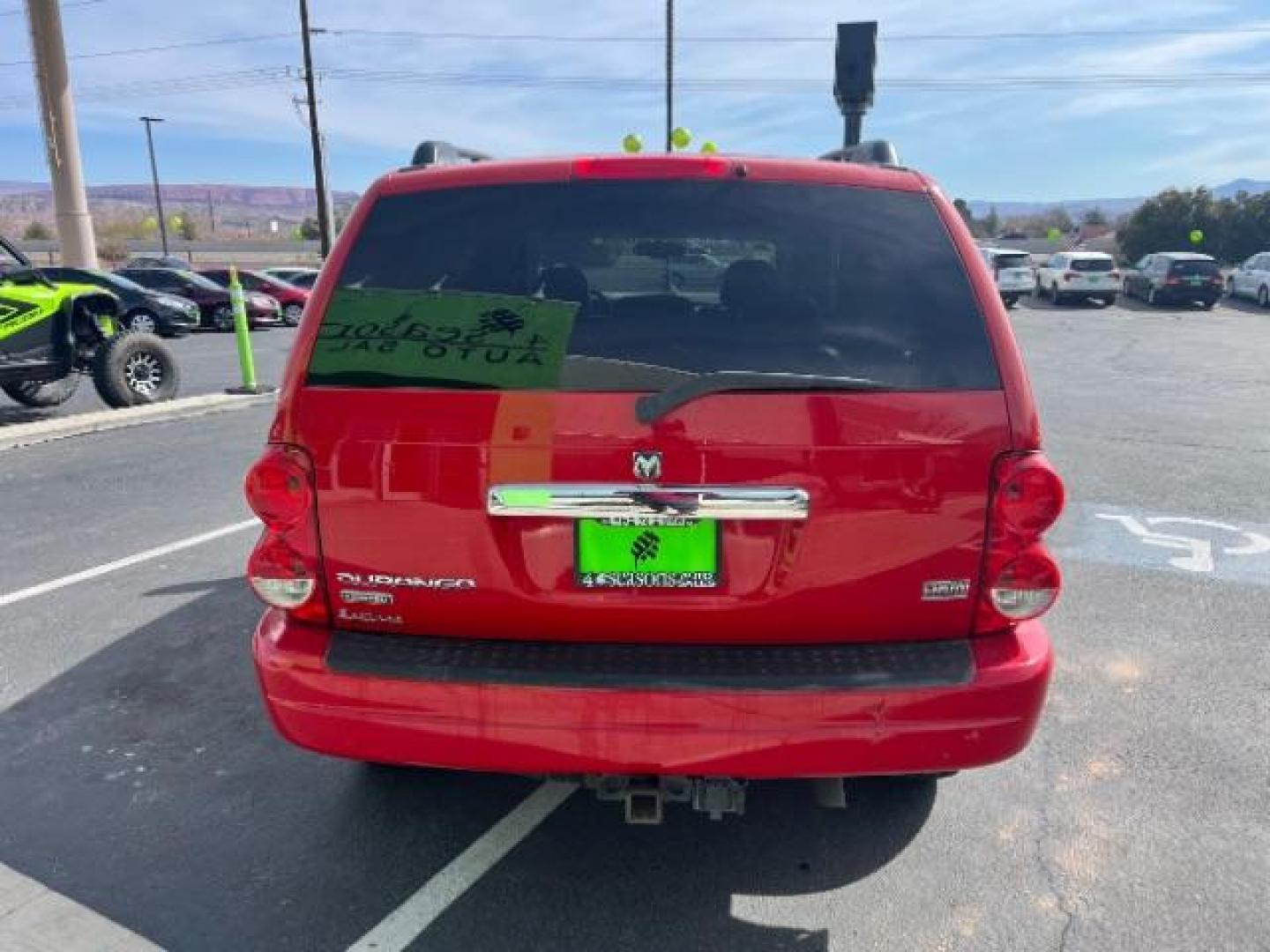 2004 Flame Red /Dark Khaki/Light Graystone Leather Interior Dodge Durango Limited 2WD (1D8HD58D14F) with an 5.7L V8 OHV 16V engine, 5-Speed Automatic transmission, located at 1865 East Red Hills Pkwy, St. George, 84770, (435) 628-0023, 37.120850, -113.543640 - We specialize in helping ALL people get the best financing available. No matter your credit score, good, bad or none we can get you an amazing rate. Had a bankruptcy, divorce, or repossessions? We give you the green light to get your credit back on the road. Low down and affordable payments that fit - Photo#5