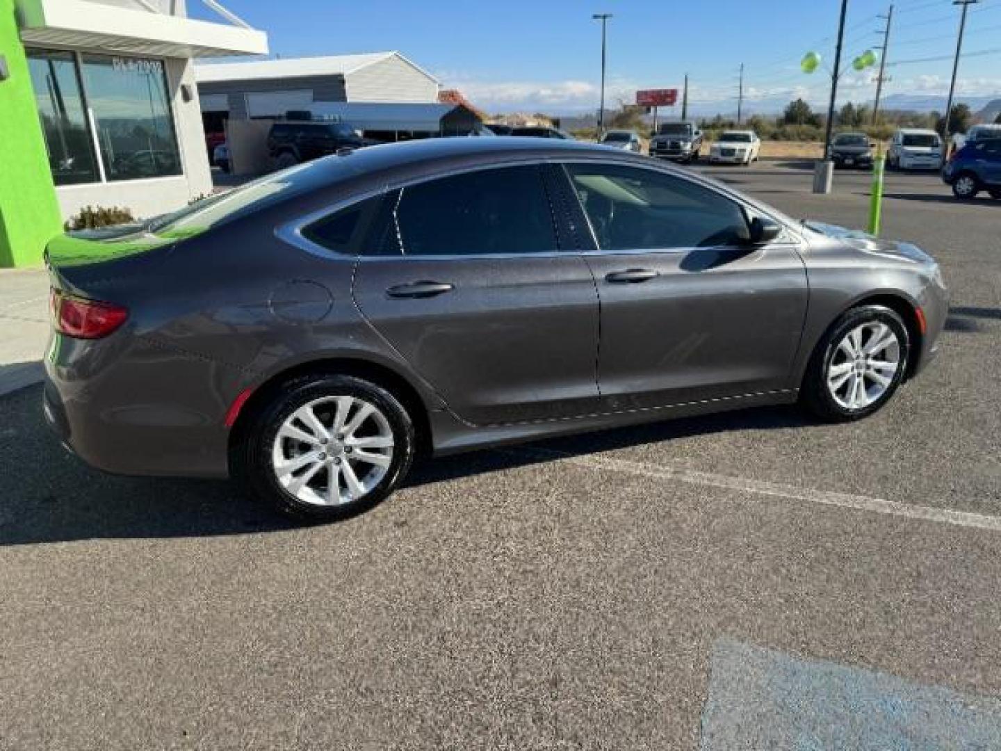 2015 Granite Crystal Met CC /Black Chrysler 200 Limited (1C3CCCAB5FN) with an 2.4L L4 DOHC 16V engine, 9-Speed Automatic transmission, located at 940 North Main Street, Cedar City, UT, 84720, (435) 628-0023, 37.692936, -113.061897 - We specialize in helping ALL people get the best financing available. No matter your credit score, good, bad or none we can get you an amazing rate. Had a bankruptcy, divorce, or repossessions? We give you the green light to get your credit back on the road. Low down and affordable payments that fit - Photo#10