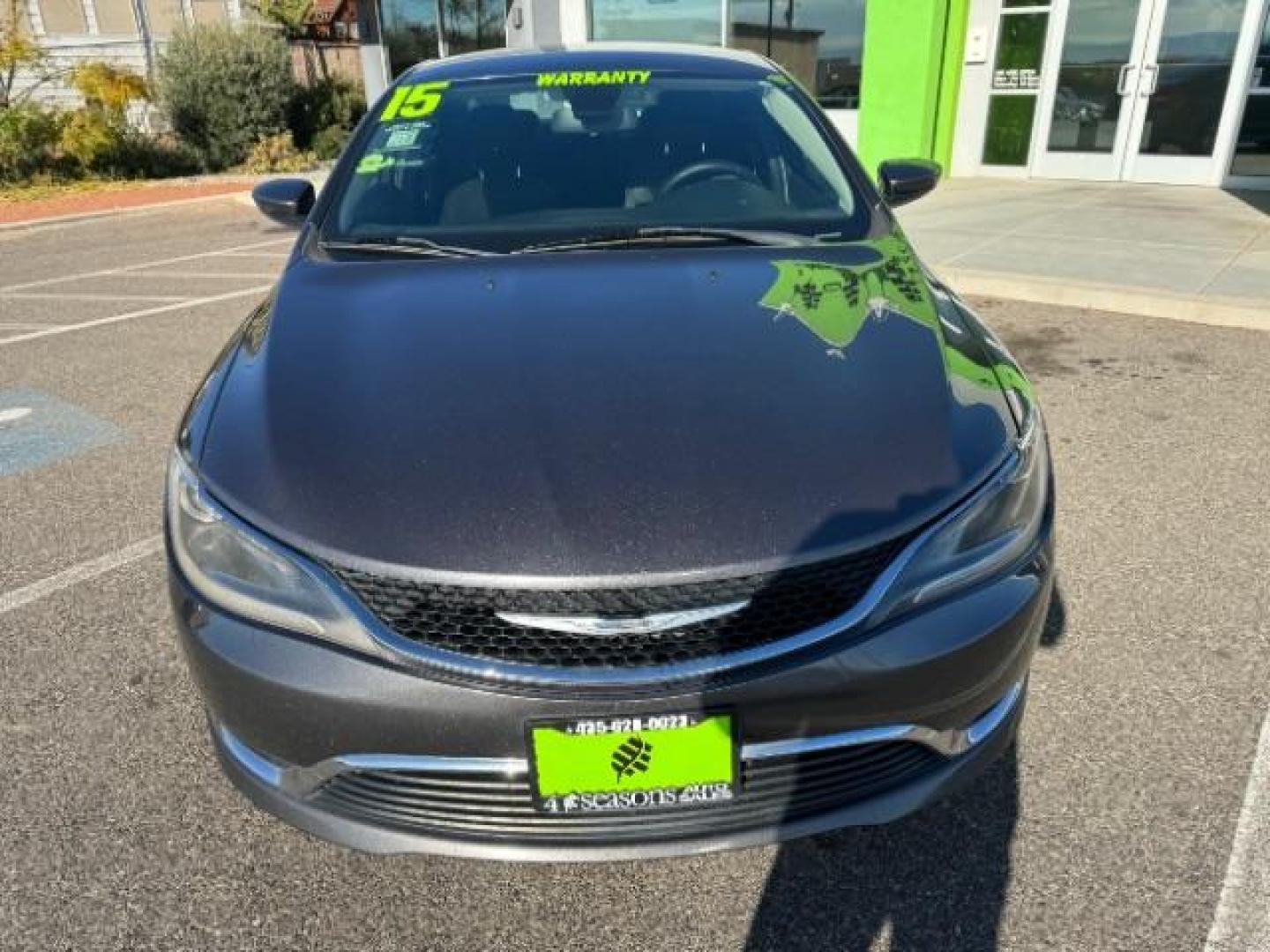 2015 Granite Crystal Met CC /Black Chrysler 200 Limited (1C3CCCAB5FN) with an 2.4L L4 DOHC 16V engine, 9-Speed Automatic transmission, located at 940 North Main Street, Cedar City, UT, 84720, (435) 628-0023, 37.692936, -113.061897 - We specialize in helping ALL people get the best financing available. No matter your credit score, good, bad or none we can get you an amazing rate. Had a bankruptcy, divorce, or repossessions? We give you the green light to get your credit back on the road. Low down and affordable payments that fit - Photo#2