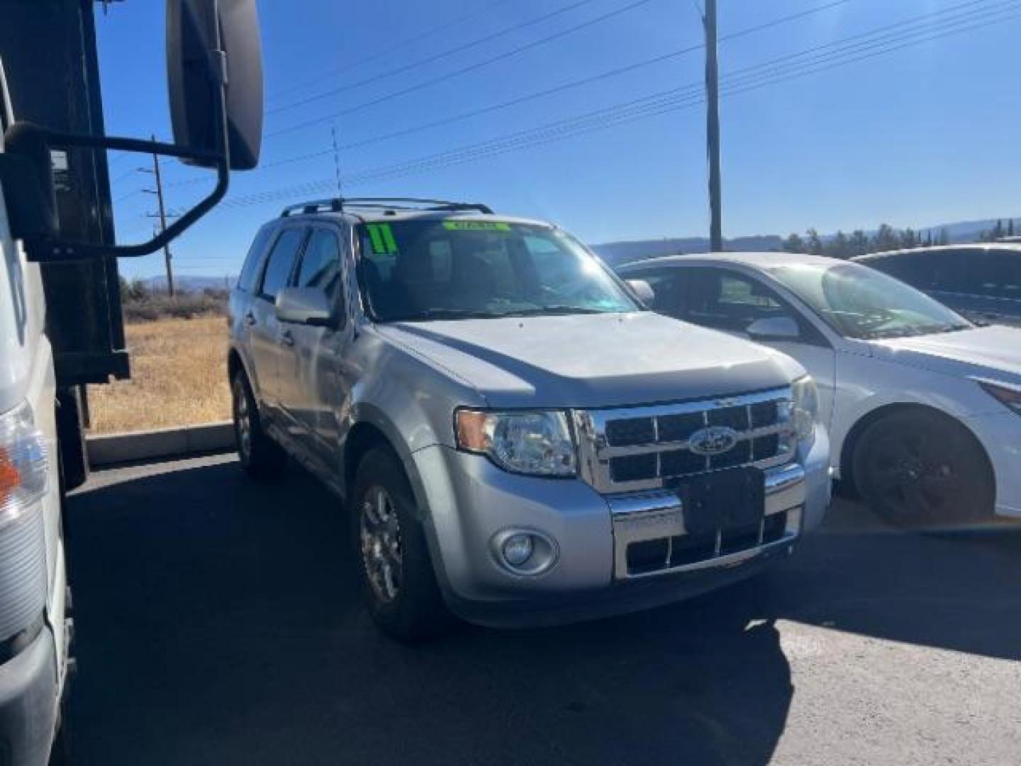 2011 Ingot Silver Metalli /Charcoal Black Leath Ford Escape Limited FWD (1FMCU0EG7BK) with an 3.0L V6 DOHC 24V engine, 6-Speed Automatic transmission, located at 1865 East Red Hills Pkwy, St. George, 84770, (435) 628-0023, 37.120850, -113.543640 - This vehicle is a Mechanic Special. This means it will need some love. Runs a drives fine but has body damage, leaks or other mechanical issues. It did NOT pass our 50 point inspection. Get a great deal on a less than perfect car. These cars do NOT qualify for our in house financing. Cash and carry, - Photo#0