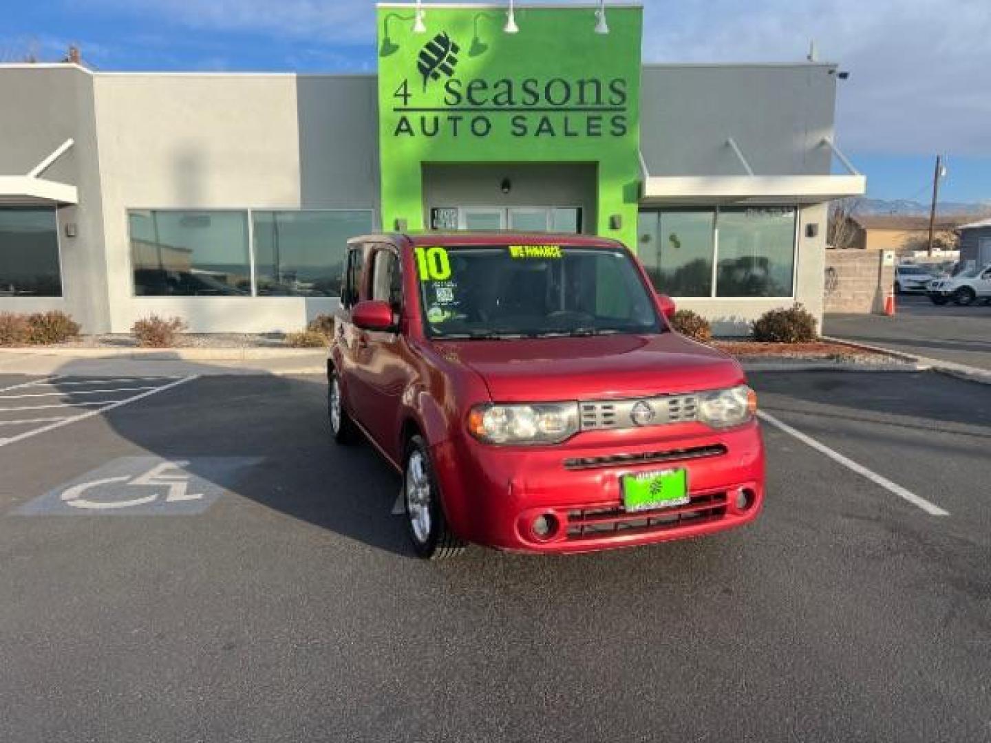 2010 Scarlet Red Metallic /Black Cloth Interior Nissan cube 1.8 SL (JN8AZ2KR1AT) with an 1.8L L4 DOHC 16V engine, Continuously Variabl transmission, located at 1865 East Red Hills Pkwy, St. George, 84770, (435) 628-0023, 37.120850, -113.543640 - We specialize in helping ALL people get the best financing available. No matter your credit score, good, bad or none we can get you an amazing rate. Had a bankruptcy, divorce, or repossessions? We give you the green light to get your credit back on the road. Low down and affordable payments that fit - Photo#0