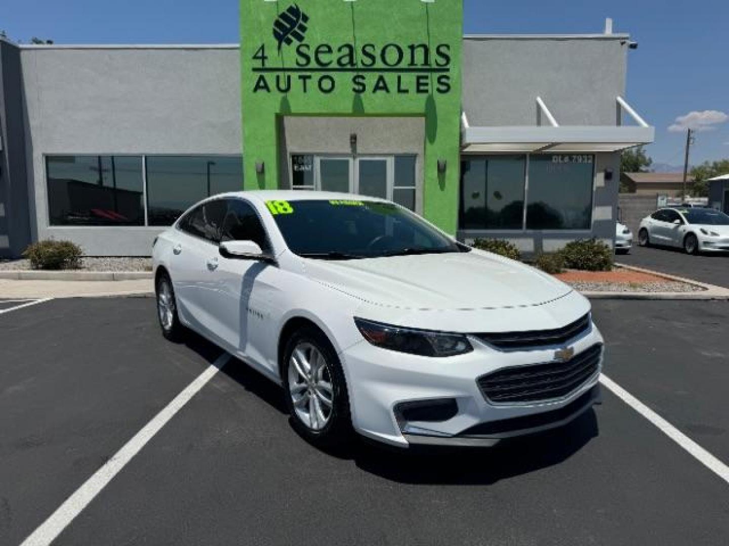 2018 Summit White Chevrolet Malibu SEDAN 4-DR (1G1ZD5ST9JF) with an 1.5L L4 DOHC 16V engine, 6-Speed Automatic transmission, located at 1865 East Red Hills Pkwy, St. George, 84770, (435) 628-0023, 37.120850, -113.543640 - Photo#0