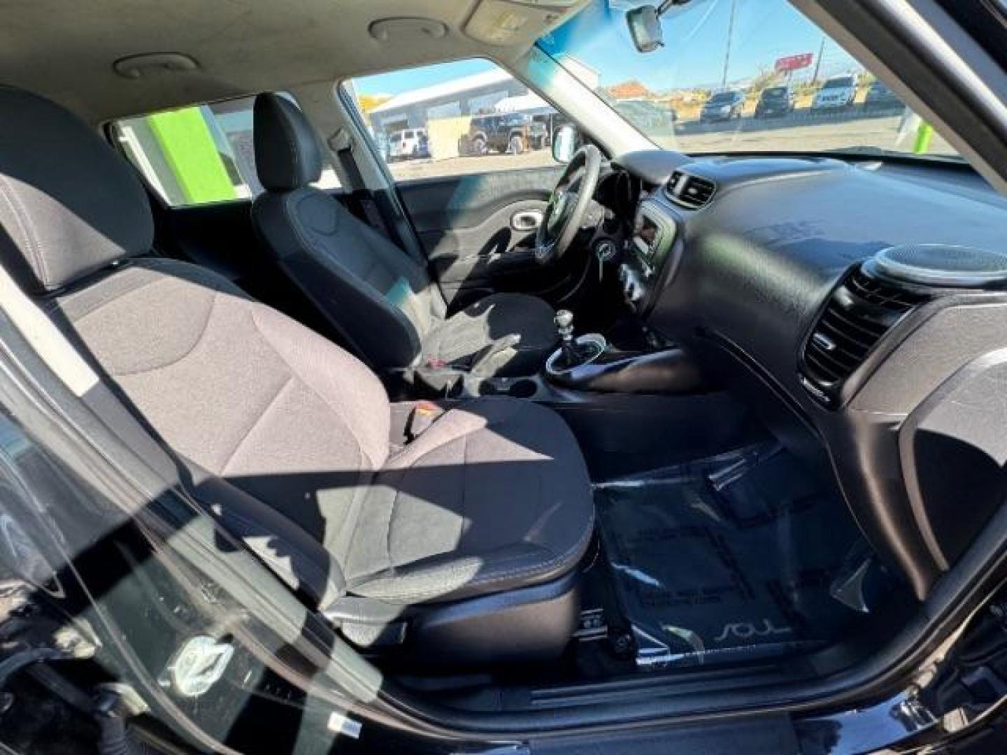 2014 Shadow Black /Black Kia Soul Base (KNDJN2A21E7) with an 1.6L L4 DOHC 16V engine, 6-Speed Manual transmission, located at 1865 East Red Hills Pkwy, St. George, 84770, (435) 628-0023, 37.120850, -113.543640 - Photo#28