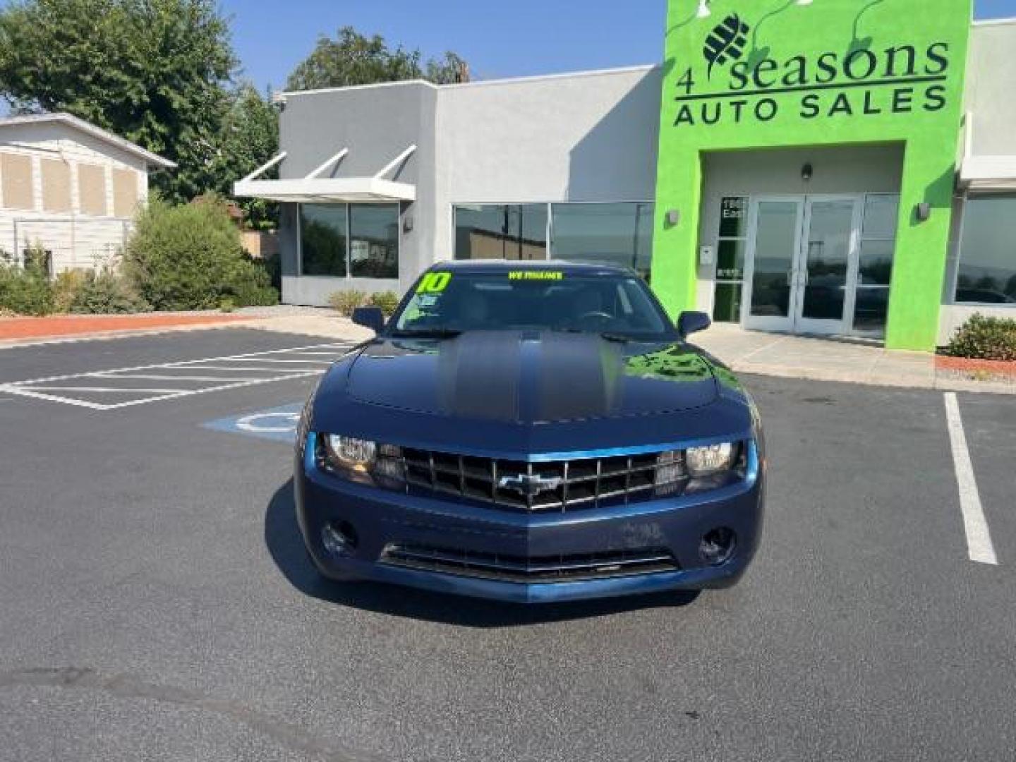 2010 Imperial Blue Metall /Black Leather Interi Chevrolet Camaro LT2 Coupe (2G1FC1EV6A9) with an 3.6L V6 DOHC 24V engine, 6-Speed Automatic transmission, located at 1865 East Red Hills Pkwy, St. George, 84770, (435) 628-0023, 37.120850, -113.543640 - Photo#1