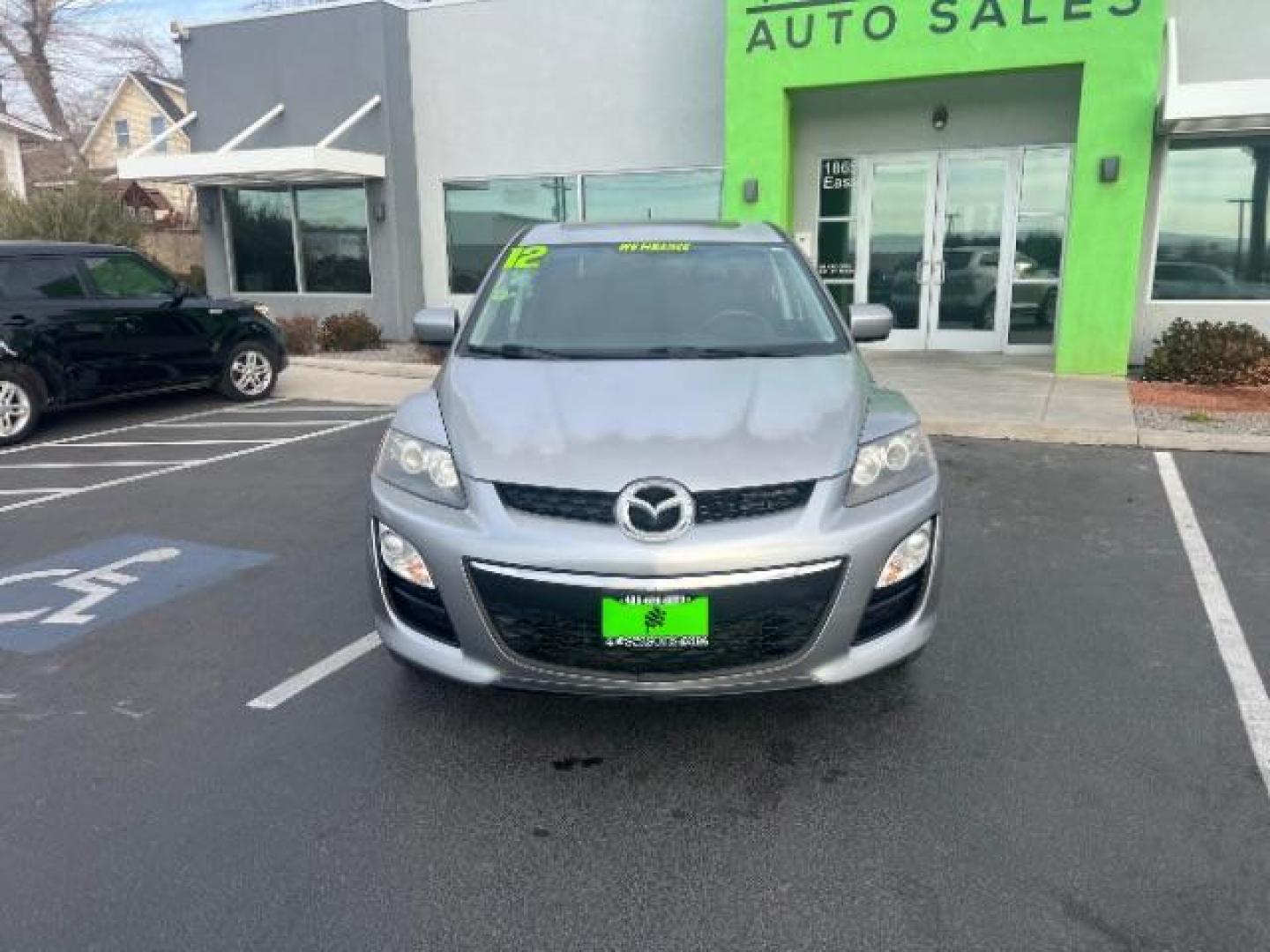 2012 Liquid Silver Metallic /Black Cloth Interior Mazda CX-7 i Sport (JM3ER2BM5C0) with an 2.5L L4 DOHC 16V engine, 5-Speed Automatic transmission, located at 1865 East Red Hills Pkwy, St. George, 84770, (435) 628-0023, 37.120850, -113.543640 - Photo#1