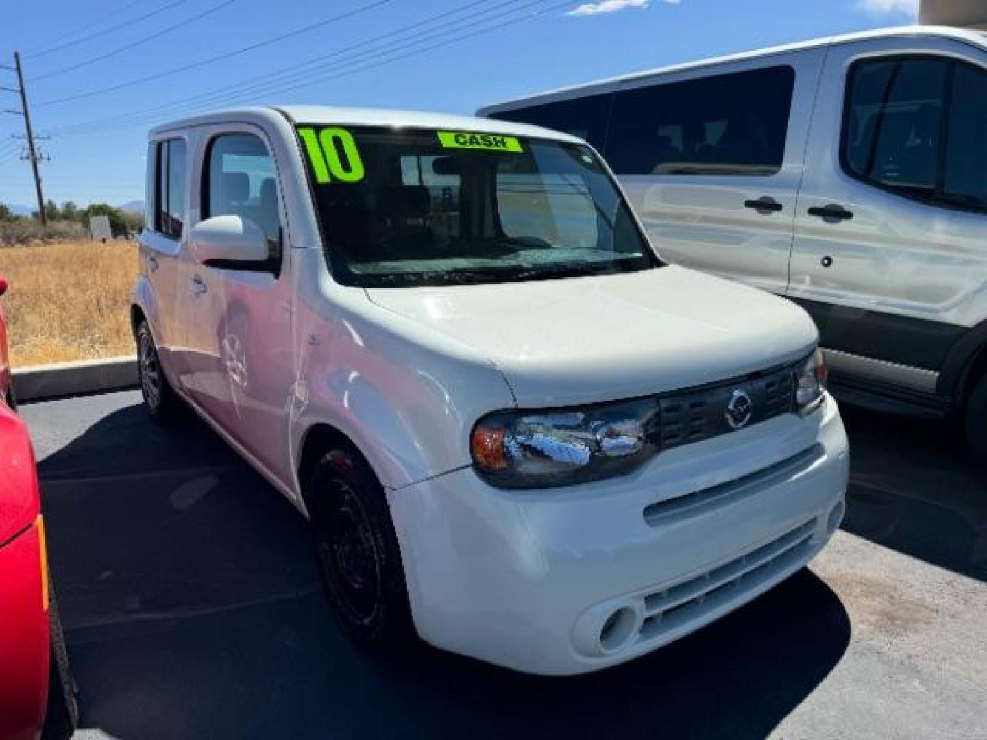 2010 White Pearl /Light Gray Cloth Interior Nissan Cube 1.8 S (JN8AZ2KR1AT) with an 1.8L L4 DOHC 16V engine, Continuously Variable Transmission transmission, located at 1865 East Red Hills Pkwy, St. George, 84770, (435) 628-0023, 37.120850, -113.543640 - This vehicle is a Mechanic Special. This means it will need some love. Runs a drives fine but has body damage, leaks or other mechanical issues. It did NOT pass our 50 point inspection. Get a great deal on a less than perfect car. These cars do NOT qualify for our in house financing. Cash and carry, - Photo#0