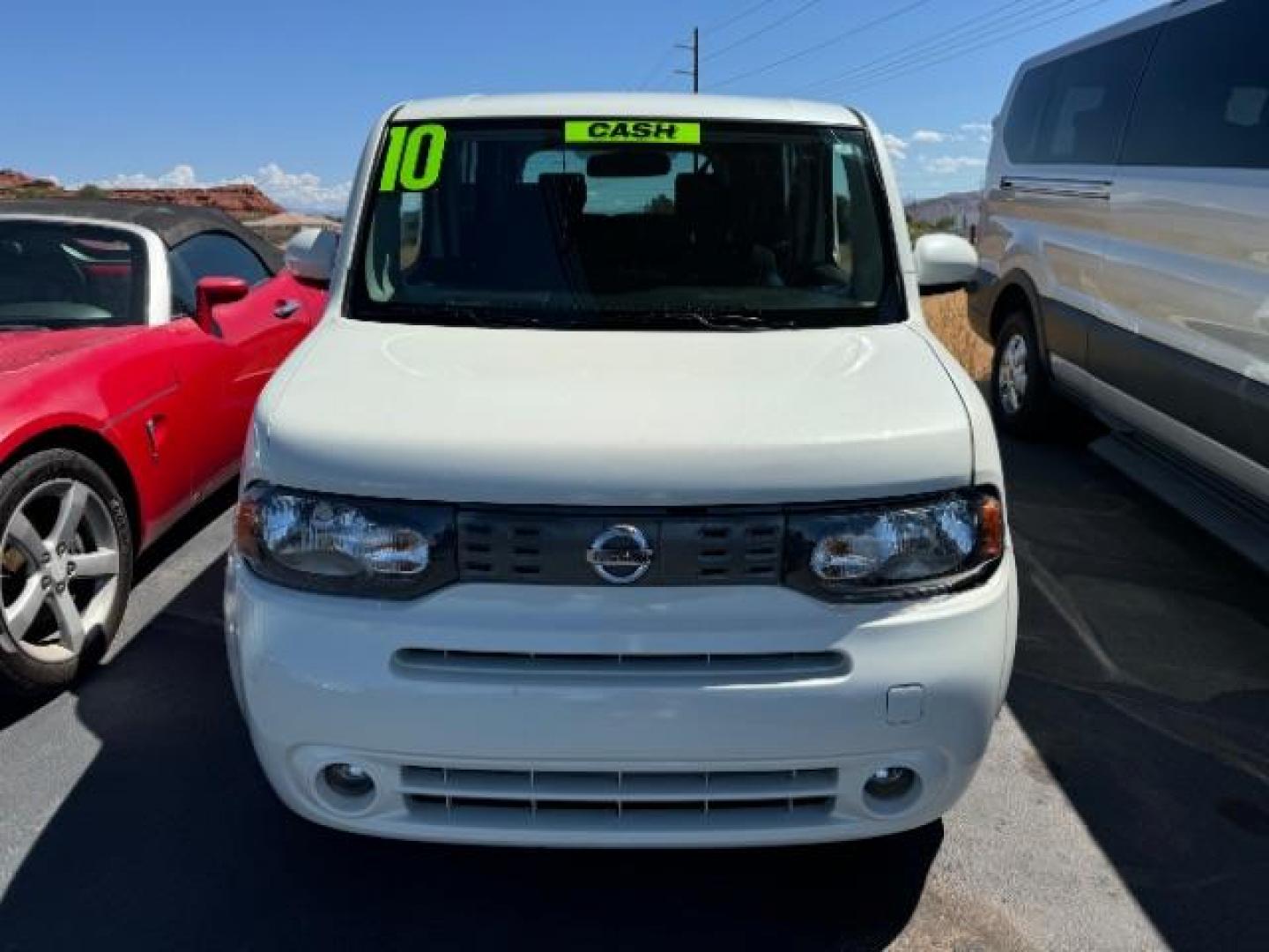 2010 White Pearl /Light Gray Cloth Interior Nissan Cube 1.8 S (JN8AZ2KR1AT) with an 1.8L L4 DOHC 16V engine, Continuously Variable Transmission transmission, located at 1865 East Red Hills Pkwy, St. George, 84770, (435) 628-0023, 37.120850, -113.543640 - This vehicle is a Mechanic Special. This means it will need some love. Runs a drives fine but has body damage, leaks or other mechanical issues. It did NOT pass our 50 point inspection. Get a great deal on a less than perfect car. These cars do NOT qualify for our in house financing. Cash and carry, - Photo#1