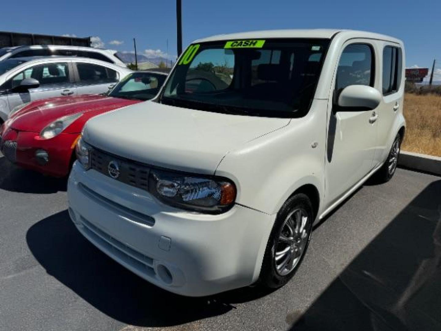 2010 White Pearl /Light Gray Cloth Interior Nissan Cube 1.8 S (JN8AZ2KR1AT) with an 1.8L L4 DOHC 16V engine, Continuously Variable Transmission transmission, located at 1865 East Red Hills Pkwy, St. George, 84770, (435) 628-0023, 37.120850, -113.543640 - This vehicle is a Mechanic Special. This means it will need some love. Runs a drives fine but has body damage, leaks or other mechanical issues. It did NOT pass our 50 point inspection. Get a great deal on a less than perfect car. These cars do NOT qualify for our in house financing. Cash and carry, - Photo#2