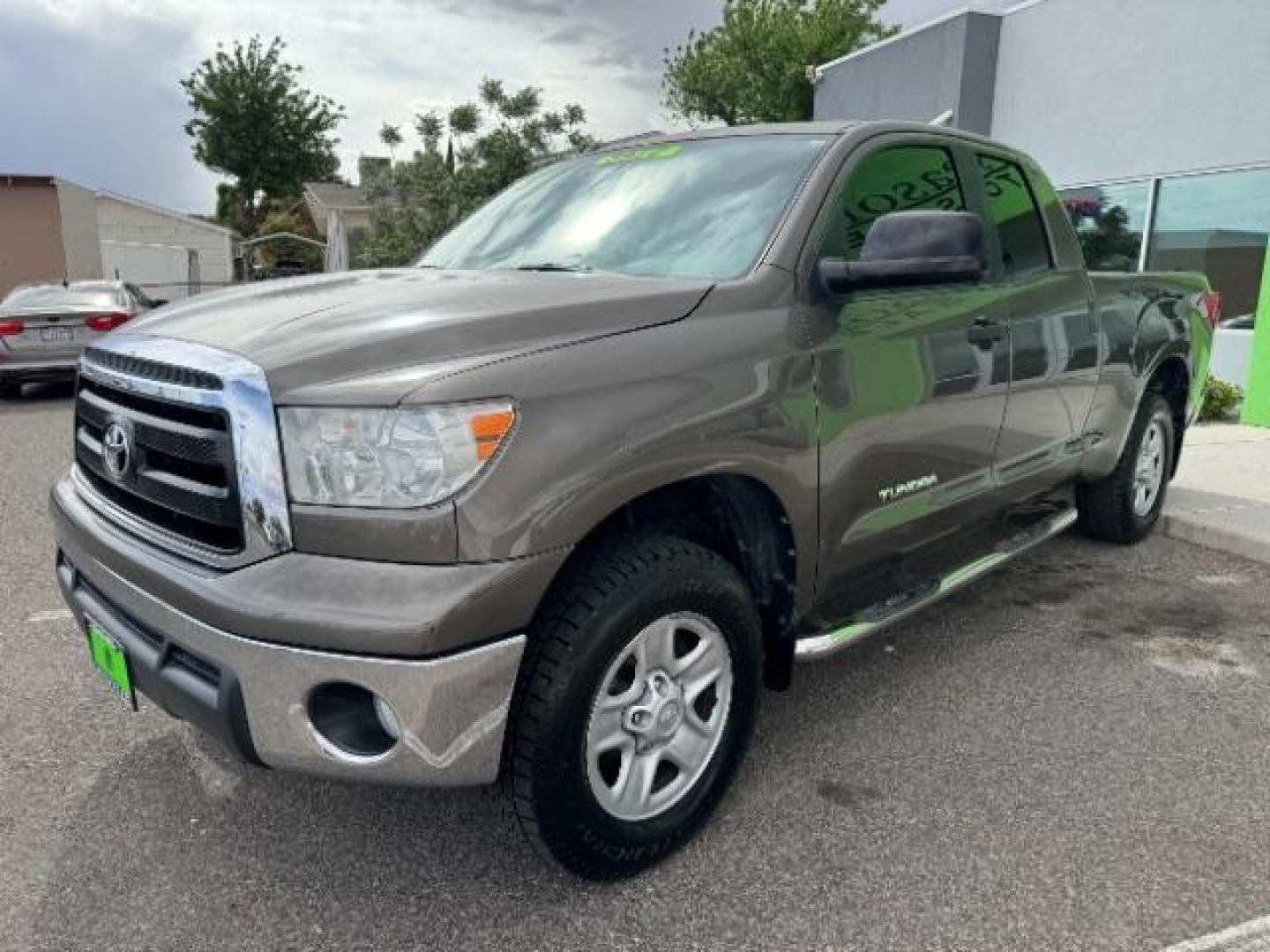 2012 Pyrite Mica /Graphite Cloth Inter Toyota Tundra Tundra-Grade Double Cab 4.6L 2WD (5TFRM5F14CX) with an 4.6L V8 DOHC 32V engine, 5-Speed Automatic Overdrive transmission, located at 940 North Main Street, Cedar City, UT, 84720, (435) 628-0023, 37.692936, -113.061897 - Photo#2