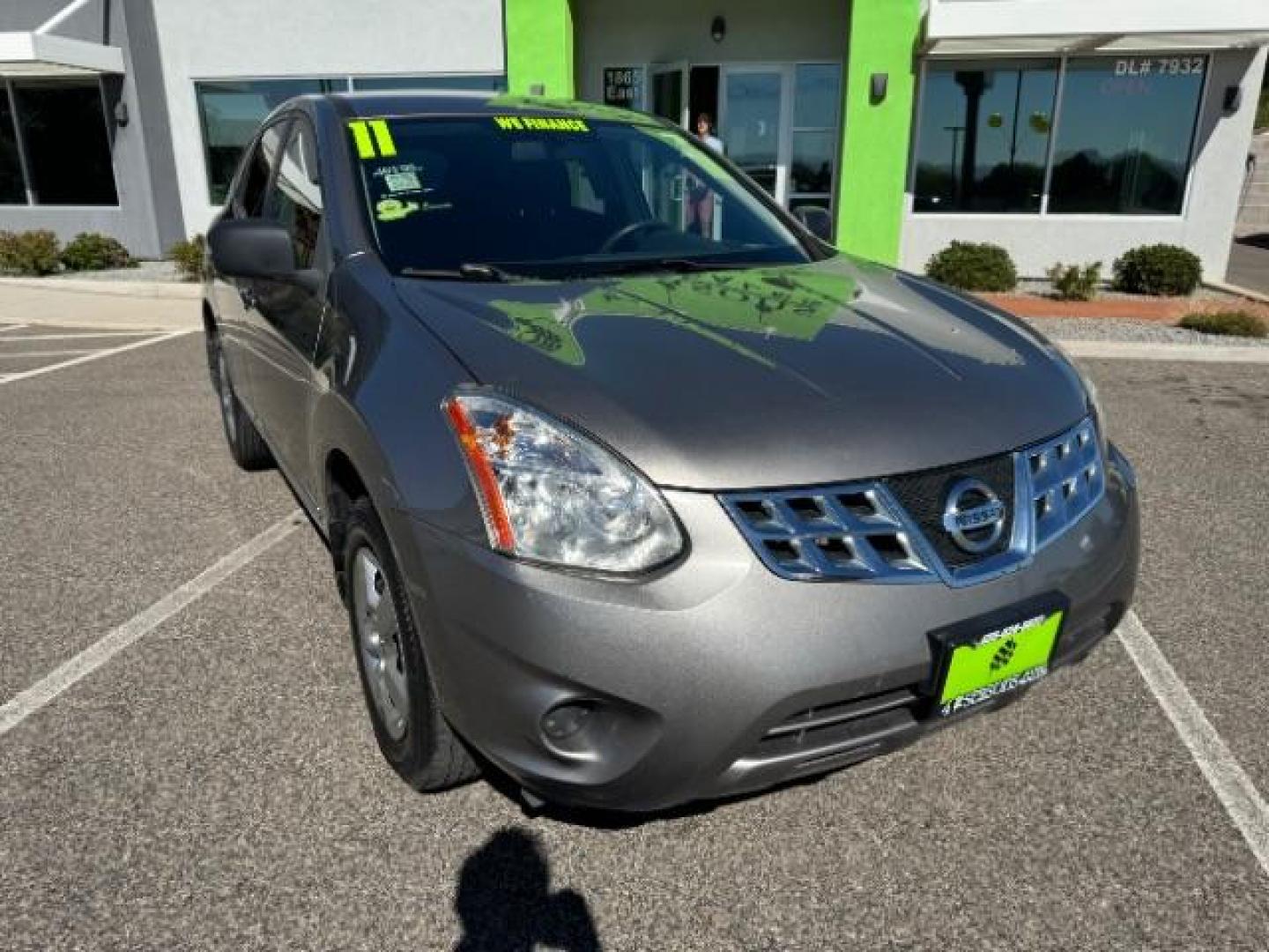 2011 Platinum Graphite Me /Black Cloth Interior Nissan Rogue S AWD (JN8AS5MV4BW) with an 2.5L L4 DOHC 16V engine, Continuously Variabl transmission, located at 940 North Main Street, Cedar City, UT, 84720, (435) 628-0023, 37.692936, -113.061897 - Photo#1