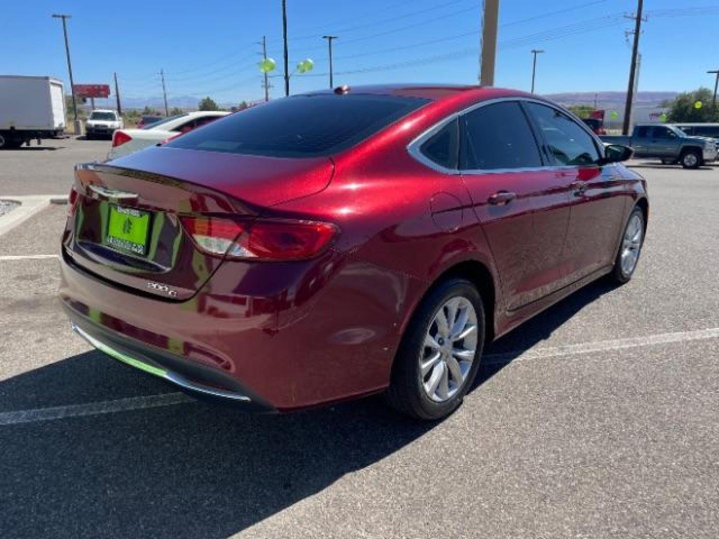 2015 Velvet Red Pearlcoat /Black Chrysler 200 C (1C3CCCCBXFN) with an 2.4L L4 DOHC 16V engine, 9-Speed Automatic transmission, located at 1865 East Red Hills Pkwy, St. George, 84770, (435) 628-0023, 37.120850, -113.543640 - Photo#9