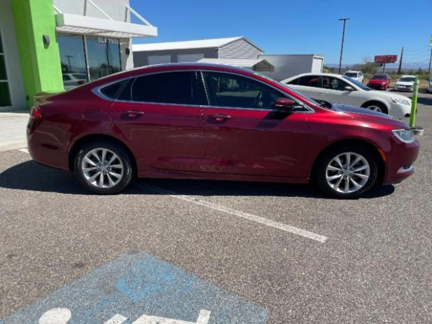 2015 Velvet Red Pearlcoat /Black Chrysler 200 C (1C3CCCCBXFN) with an 2.4L L4 DOHC 16V engine, 9-Speed Automatic transmission, located at 1865 East Red Hills Pkwy, St. George, 84770, (435) 628-0023, 37.120850, -113.543640 - Photo#11