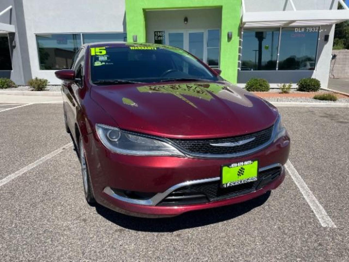 2015 Velvet Red Pearlcoat /Black Chrysler 200 C (1C3CCCCBXFN) with an 2.4L L4 DOHC 16V engine, 9-Speed Automatic transmission, located at 1865 East Red Hills Pkwy, St. George, 84770, (435) 628-0023, 37.120850, -113.543640 - Photo#1