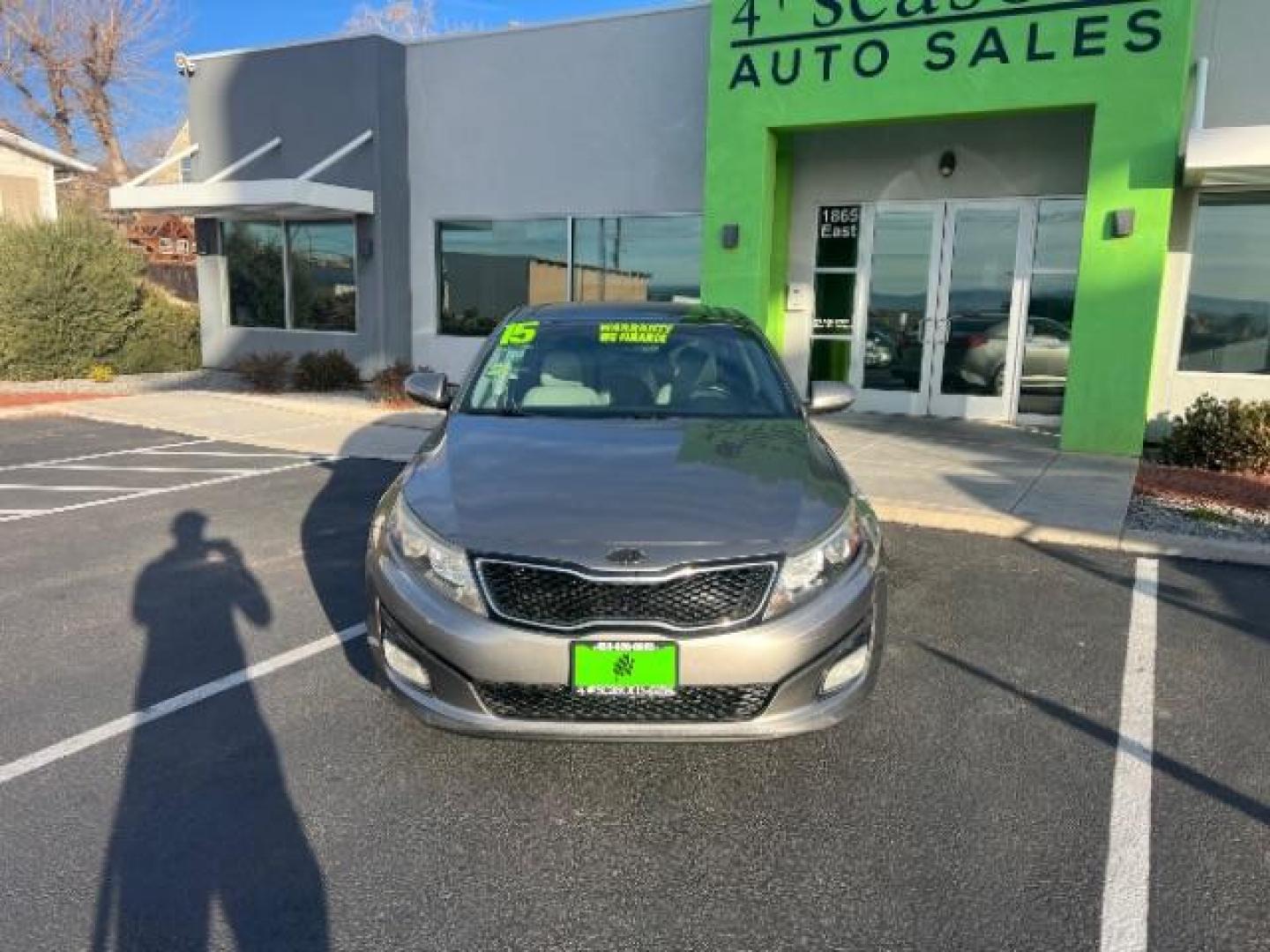 2015 Satin Metal /Beige Kia Optima EX (5XXGN4A71FG) with an 2.4L L4 DOHC 16V engine, 6-Speed Automatic transmission, located at 1865 East Red Hills Pkwy, St. George, 84770, (435) 628-0023, 37.120850, -113.543640 - We specialize in helping ALL people get the best financing available. No matter your credit score, good, bad or none we can get you an amazing rate. Had a bankruptcy, divorce, or repossessions? We give you the green light to get your credit back on the road. Low down and affordable payments that fit - Photo#1