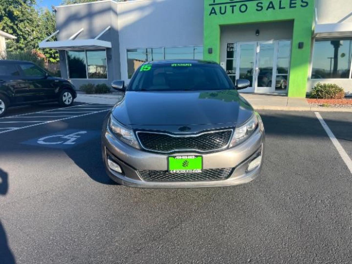 2015 Satin Metal /Beige Kia Optima EX (5XXGN4A71FG) with an 2.4L L4 DOHC 16V engine, 6-Speed Automatic transmission, located at 1865 East Red Hills Pkwy, St. George, 84770, (435) 628-0023, 37.120850, -113.543640 - We specialize in helping ALL people get the best financing available. No matter your credit score, good, bad or none we can get you an amazing rate. Had a bankruptcy, divorce, or repossessions? We give you the green light to get your credit back on the road. Low down and affordable payments that fit - Photo#1