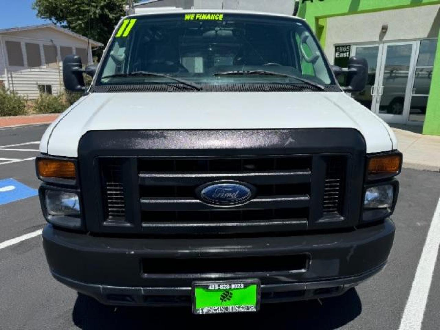 2011 Oxford White /Medium Flint Cloth I Ford Econoline E-250 (1FTNE2EL8BD) with an 5.4L V8 SOHC 16V engine, 4-Speed Automatic transmission, located at 1865 East Red Hills Pkwy, St. George, 84770, (435) 628-0023, 37.120850, -113.543640 - CNG Fuel . We specialize in helping ALL people get the best financing available. No matter your credit score, good, bad or none we can get you an amazing rate. Had a bankruptcy, divorce, or repossessions? We give you the green light to get your credit back on the road. Low down and affordable paymen - Photo#1