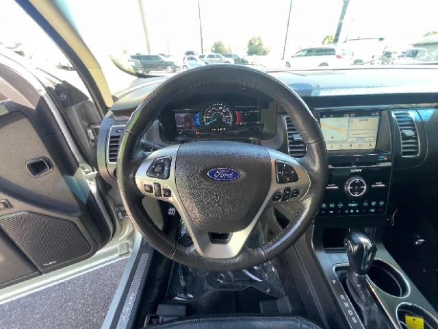 2018 Ingot Silver Metallic /Charcoal Black, leather Ford Flex Limited FWD (2FMGK5D84JB) with an 3.5L V6 DOHC 24V engine, 6-Speed Automatic Overdrive transmission, located at 1865 East Red Hills Pkwy, St. George, 84770, (435) 628-0023, 37.120850, -113.543640 - Photo#17