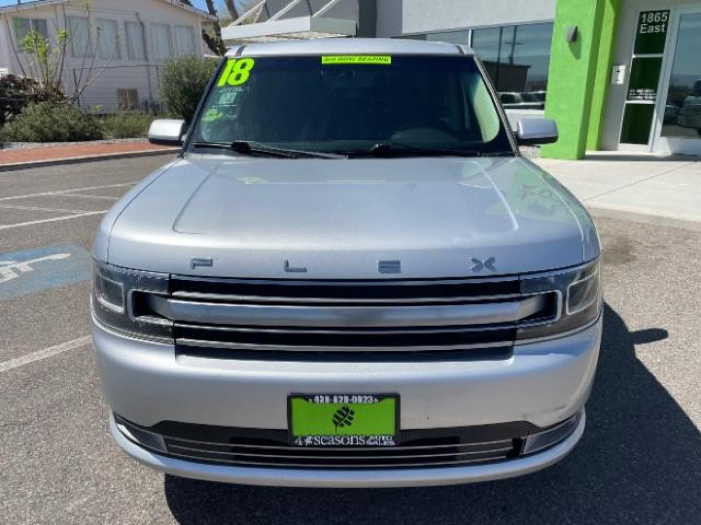 2018 Ingot Silver Metallic /Charcoal Black, leather Ford Flex Limited FWD (2FMGK5D84JB) with an 3.5L V6 DOHC 24V engine, 6-Speed Automatic Overdrive transmission, located at 1865 East Red Hills Pkwy, St. George, 84770, (435) 628-0023, 37.120850, -113.543640 - Photo#2