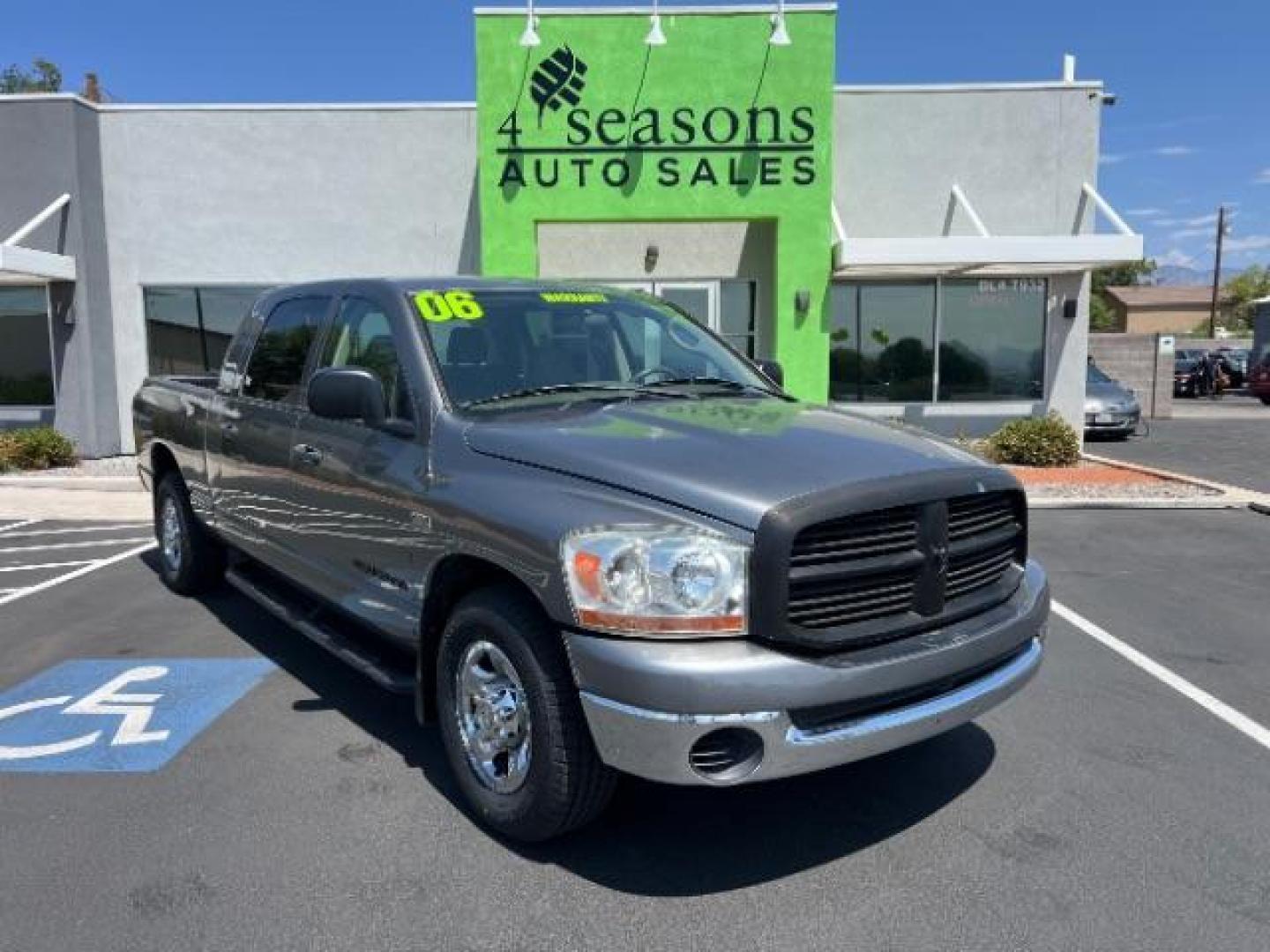 2006 Mineral Gray Metalli /Khaki Cloth Interior Dodge Ram 2500 SLT Mega Cab 2WD (3D7KR29DX6G) with an 5.7L V8 OHV 16V engine, 5-Speed Automatic transmission, located at 1865 East Red Hills Pkwy, St. George, 84770, (435) 628-0023, 37.120850, -113.543640 - We specialize in helping ALL people get the best financing available. No matter your credit score, good, bad or none we can get you an amazing rate. Had a bankruptcy, divorce, or repossessions? We give you the green light to get your credit back on the road. Low down and affordable payments that fit - Photo#0