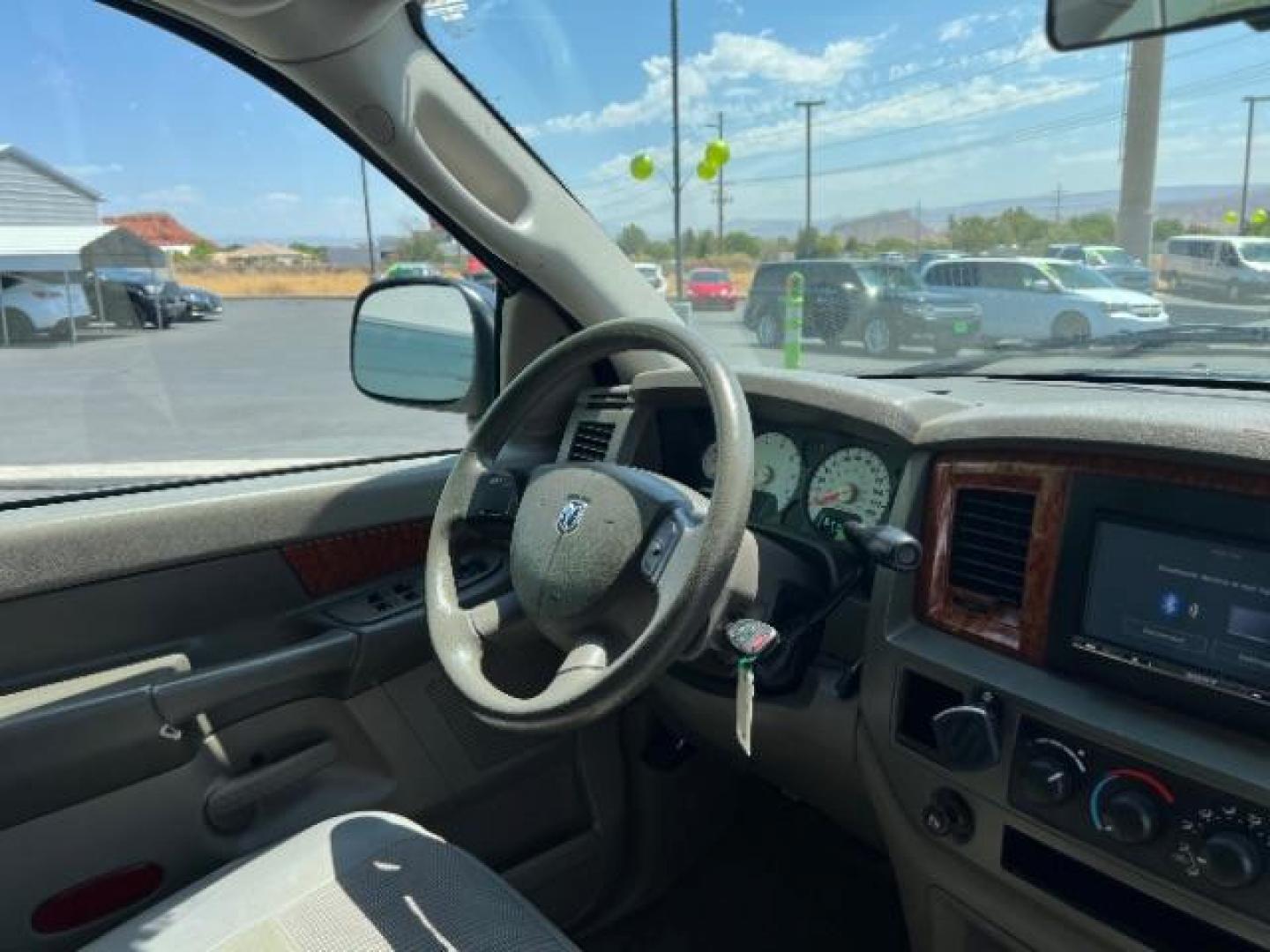 2006 Mineral Gray Metalli /Khaki Cloth Interior Dodge Ram 2500 SLT Mega Cab 2WD (3D7KR29DX6G) with an 5.7L V8 OHV 16V engine, 5-Speed Automatic transmission, located at 1865 East Red Hills Pkwy, St. George, 84770, (435) 628-0023, 37.120850, -113.543640 - We specialize in helping ALL people get the best financing available. No matter your credit score, good, bad or none we can get you an amazing rate. Had a bankruptcy, divorce, or repossessions? We give you the green light to get your credit back on the road. Low down and affordable payments that fit - Photo#31