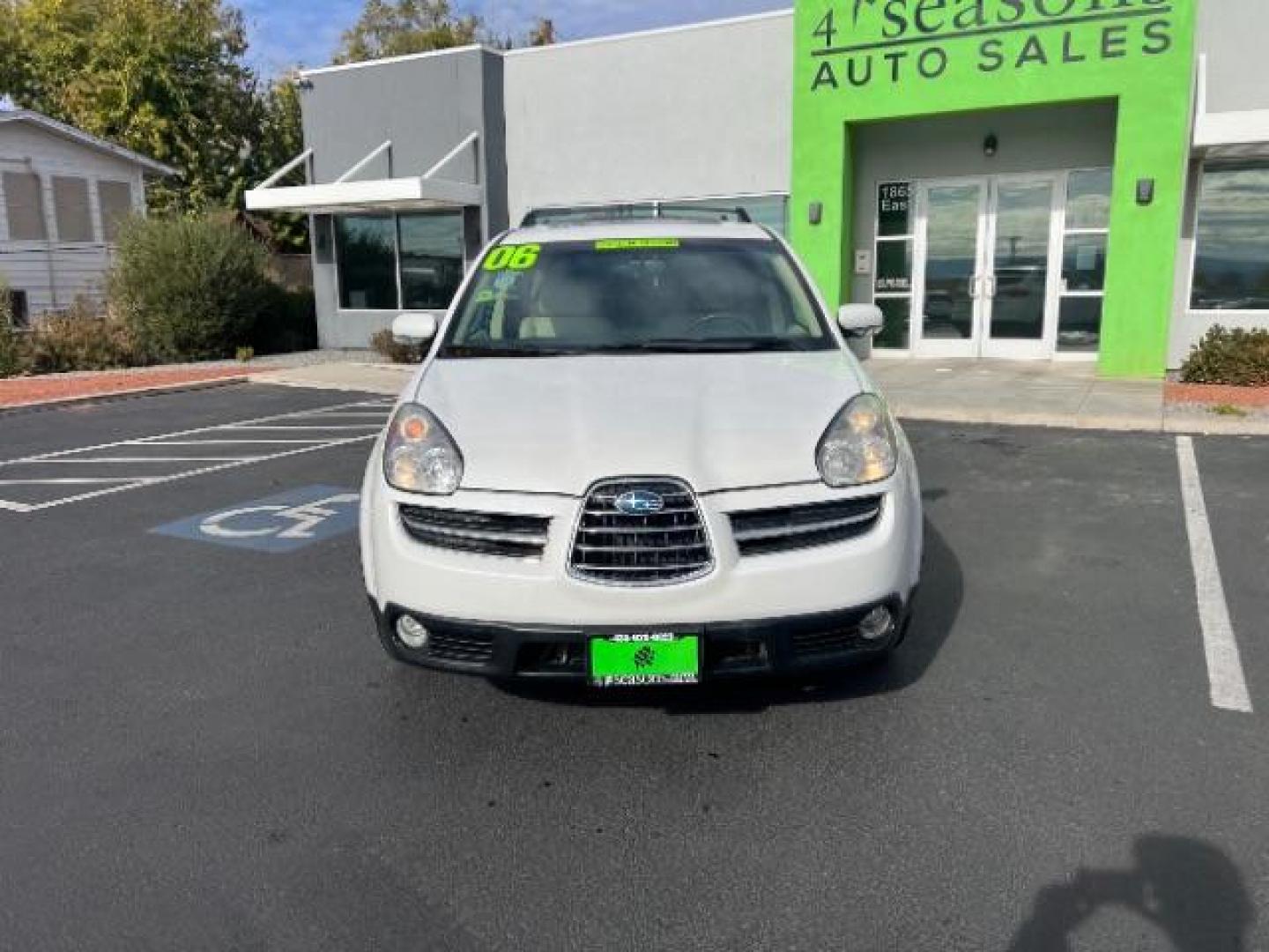 2006 Satin White Pearl /Desert Beige Leather Subaru B9 Tribeca Limited 7-Passenger (4S4WX86C864) with an 3.0L H6 DOHC 24V engine, 5-Speed Automatic transmission, located at 940 North Main Street, Cedar City, UT, 84720, (435) 628-0023, 37.692936, -113.061897 - We specialize in helping ALL people get the best financing available. No matter your credit score, good, bad or none we can get you an amazing rate. Had a bankruptcy, divorce, or repossessions? We give you the green light to get your credit back on the road. Low down and affordable payments that fit - Photo#1