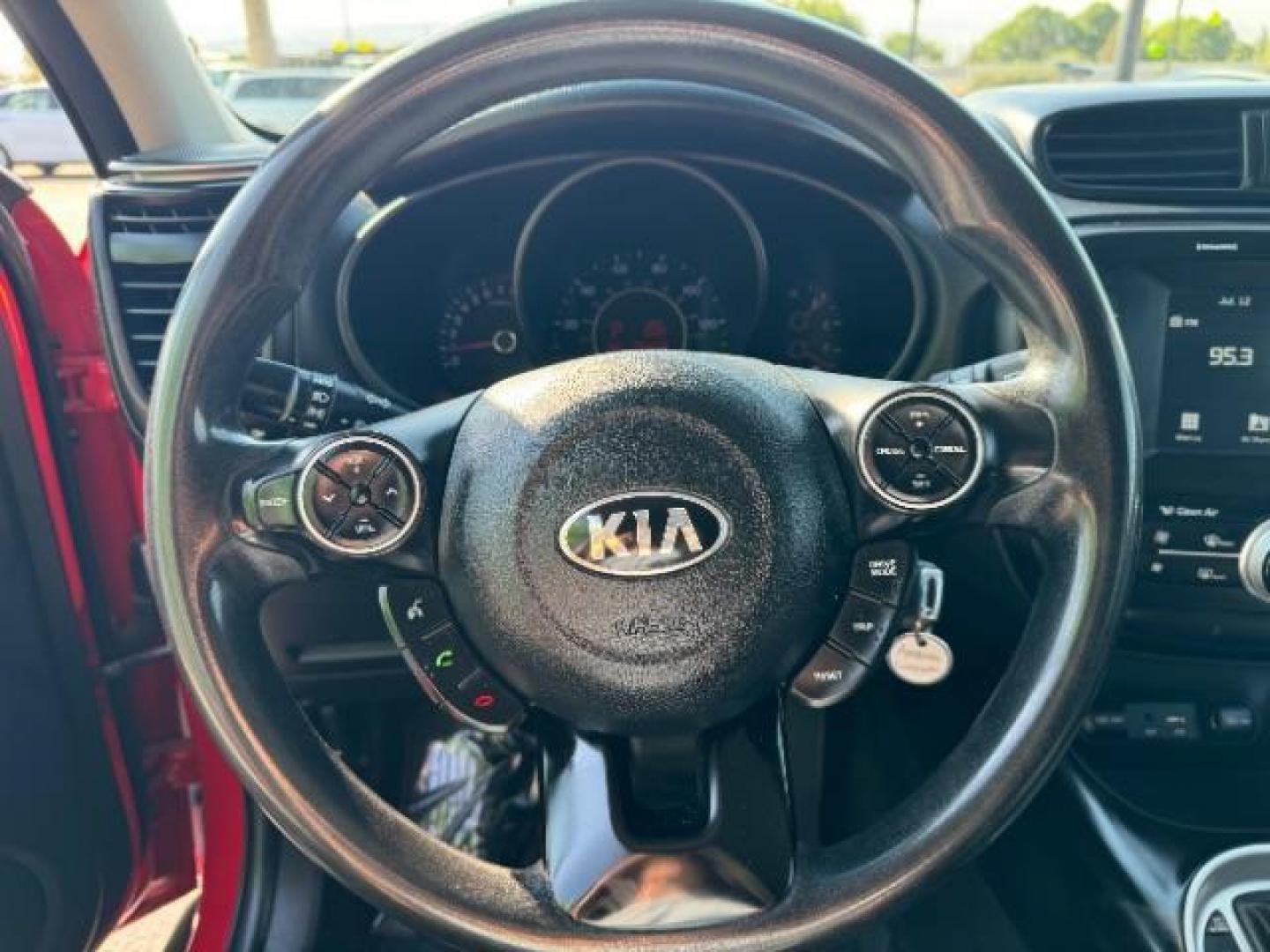 2018 Inferno Red /Black, cloth Kia Soul + (KNDJP3A53J7) with an 2.0L L4 DOHC 16V engine, 6-Speed Automatic transmission, located at 1865 East Red Hills Pkwy, St. George, 84770, (435) 628-0023, 37.120850, -113.543640 - Photo#16