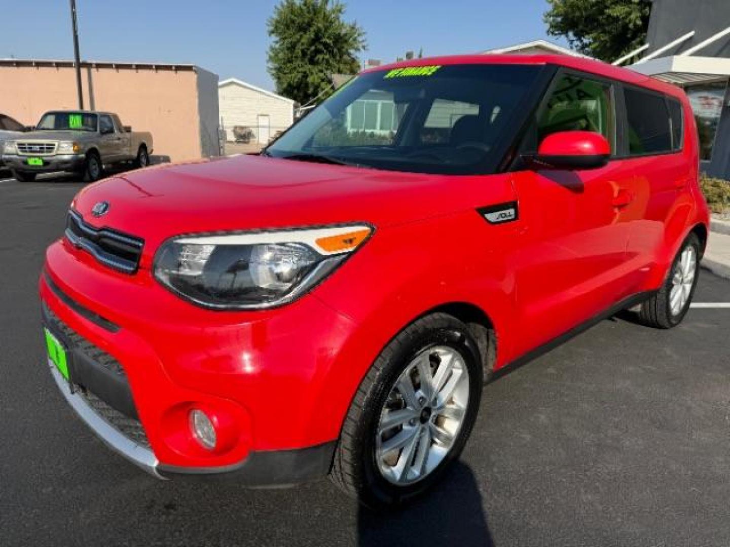 2018 Inferno Red /Black, cloth Kia Soul + (KNDJP3A53J7) with an 2.0L L4 DOHC 16V engine, 6-Speed Automatic transmission, located at 1865 East Red Hills Pkwy, St. George, 84770, (435) 628-0023, 37.120850, -113.543640 - Photo#2