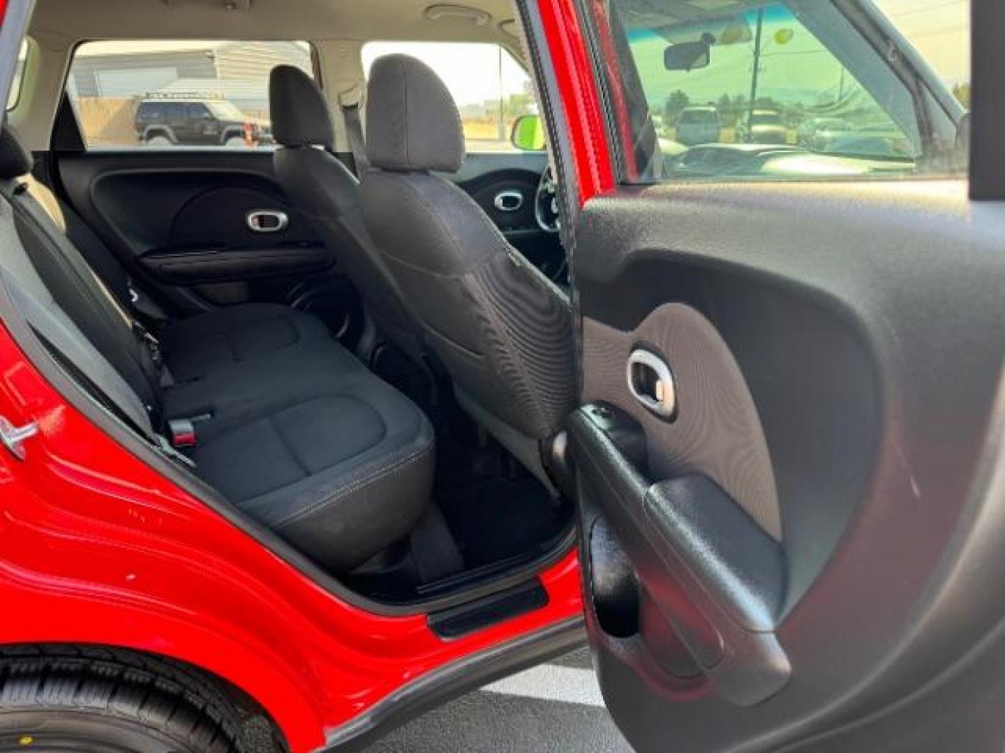 2018 Inferno Red /Black, cloth Kia Soul + (KNDJP3A53J7) with an 2.0L L4 DOHC 16V engine, 6-Speed Automatic transmission, located at 1865 East Red Hills Pkwy, St. George, 84770, (435) 628-0023, 37.120850, -113.543640 - Photo#31