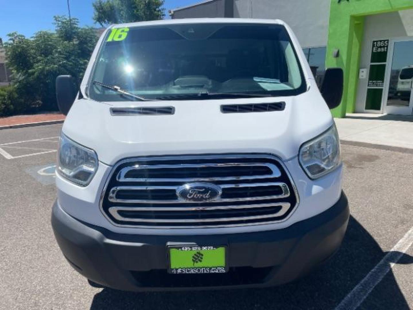 2016 White /Charcoal, cloth Ford Transit 350 Wagon Low Roof XLT 60/40 Pass. 148-in. WB (1FBZX2ZM9GK) with an 3.7L V6 DOHC 24V engine, 6-Speed Automatic transmission, located at 1865 East Red Hills Pkwy, St. George, 84770, (435) 628-0023, 37.120850, -113.543640 - We specialize in helping ALL people get the best financing available. No matter your credit score, good, bad or none we can get you an amazing rate. Had a bankruptcy, divorce, or repossessions? We give you the green light to get your credit back on the road. Low down and affordable payments that fit - Photo#2