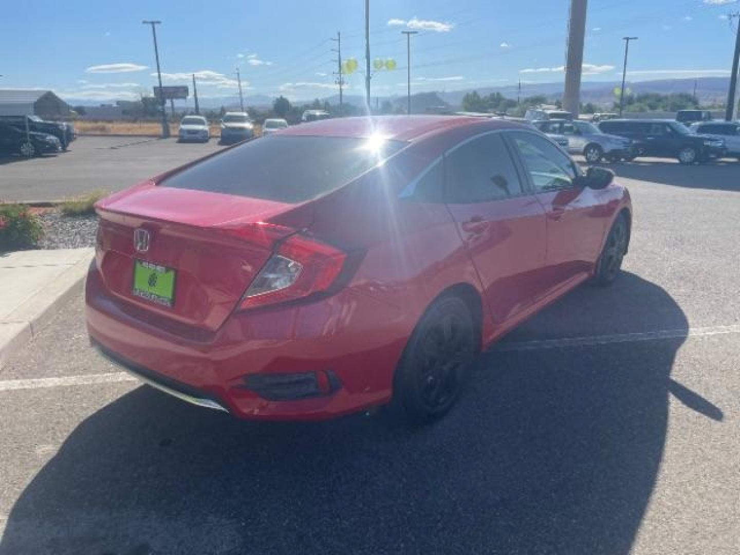 2019 Rallye Red /Black, cloth Honda Civic LX Honda Sensing Sedan CVT (2HGFC2F6XKH) with an 2.0L L4 DOHC 16V engine, Continuously Variable Transmission transmission, located at 1865 East Red Hills Pkwy, St. George, 84770, (435) 628-0023, 37.120850, -113.543640 - Photo#9