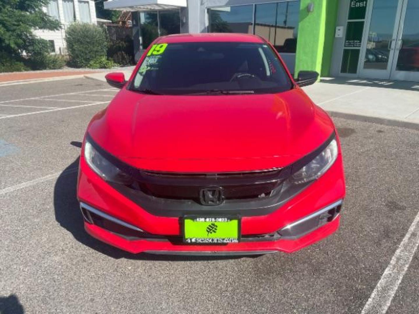 2019 Rallye Red /Black, cloth Honda Civic LX Honda Sensing Sedan CVT (2HGFC2F6XKH) with an 2.0L L4 DOHC 16V engine, Continuously Variable Transmission transmission, located at 1865 East Red Hills Pkwy, St. George, 84770, (435) 628-0023, 37.120850, -113.543640 - Photo#2