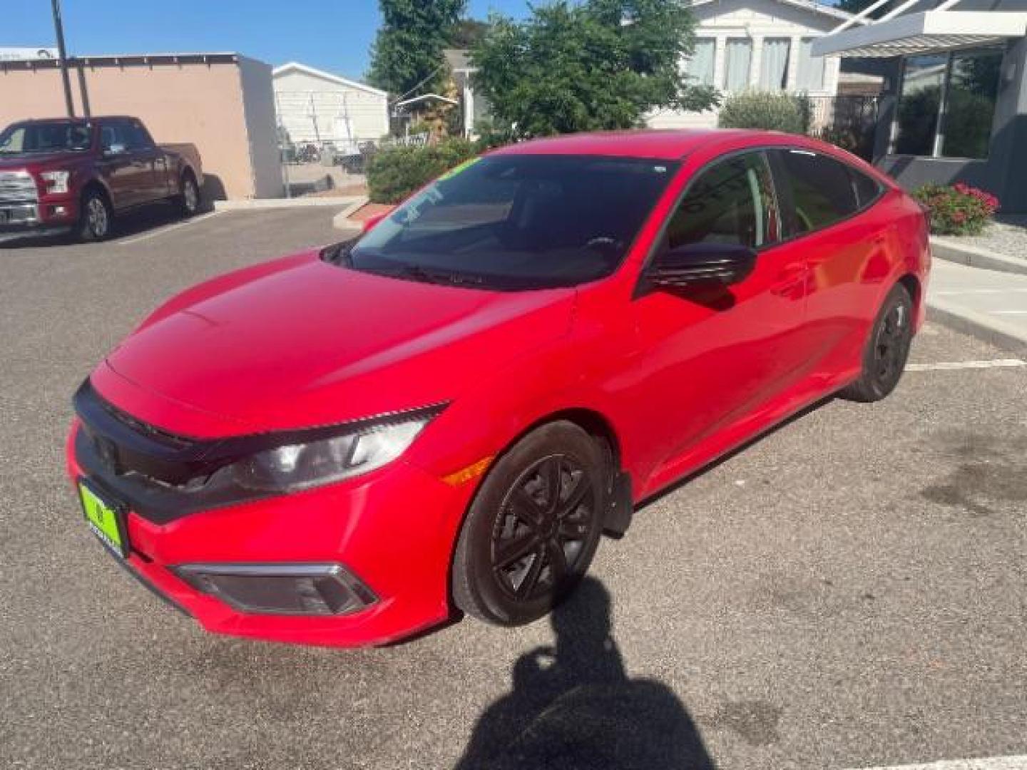 2019 Rallye Red /Black, cloth Honda Civic LX Honda Sensing Sedan CVT (2HGFC2F6XKH) with an 2.0L L4 DOHC 16V engine, Continuously Variable Transmission transmission, located at 1865 East Red Hills Pkwy, St. George, 84770, (435) 628-0023, 37.120850, -113.543640 - Photo#3