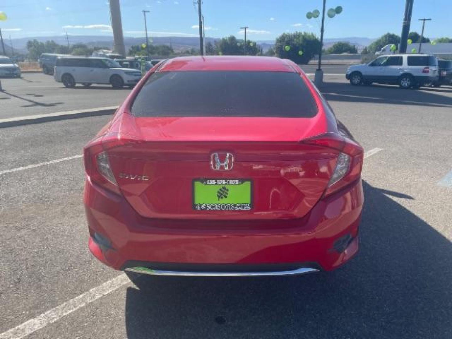 2019 Rallye Red /Black, cloth Honda Civic LX Honda Sensing Sedan CVT (2HGFC2F6XKH) with an 2.0L L4 DOHC 16V engine, Continuously Variable Transmission transmission, located at 1865 East Red Hills Pkwy, St. George, 84770, (435) 628-0023, 37.120850, -113.543640 - Photo#8